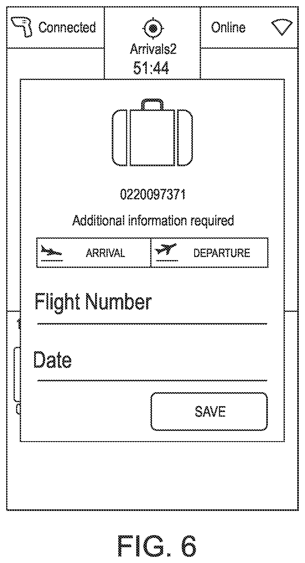Patent US12112228 Figure 6 – Article handling system and method