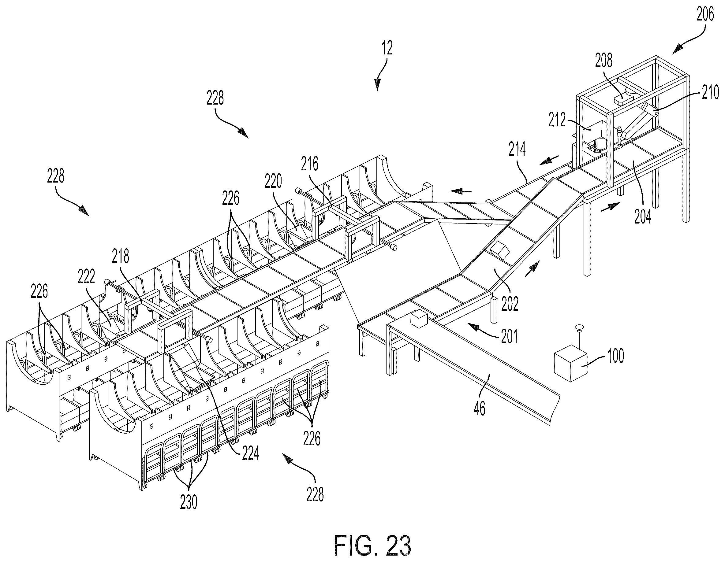 Patent US12112229 Figure 19 – Systems and methods for distributing induction of objects to a plurality of object processing systems