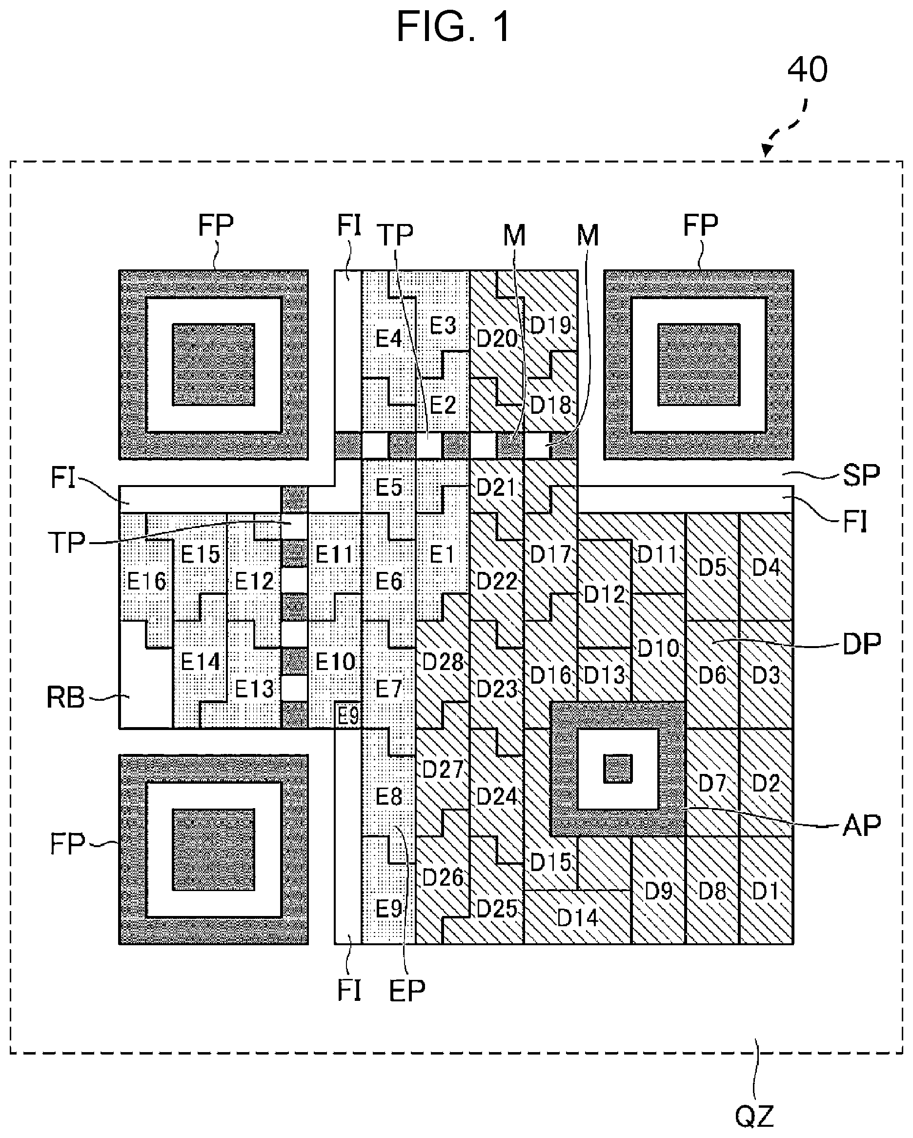 Patent US12112231 Figure 1 – Dynamic two-dimensional code group generation method and system