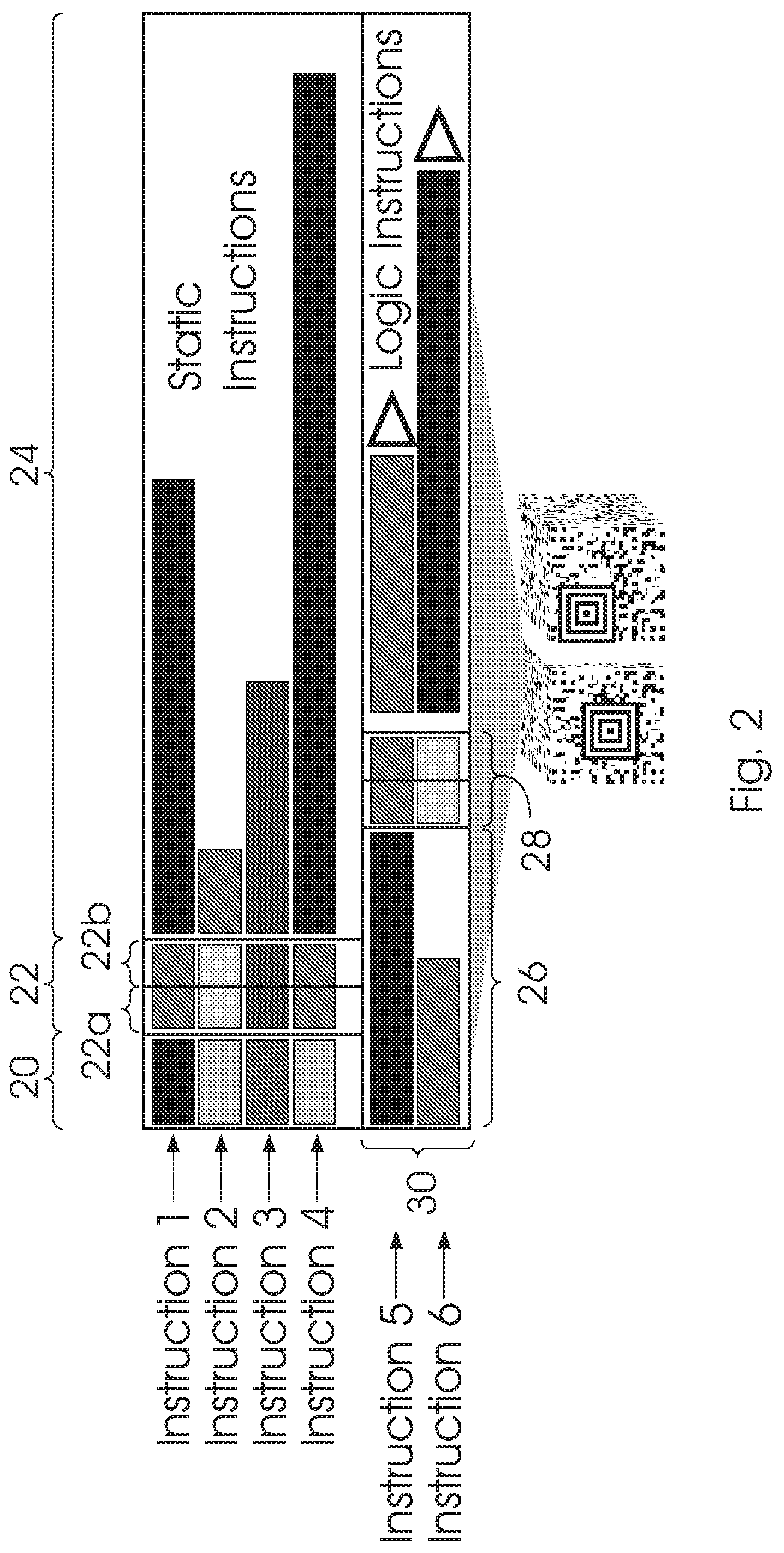 Patent US12112233 Figure 2 – System and method for the imparting of optical digital CPUS and ROM's to diverse physical objects