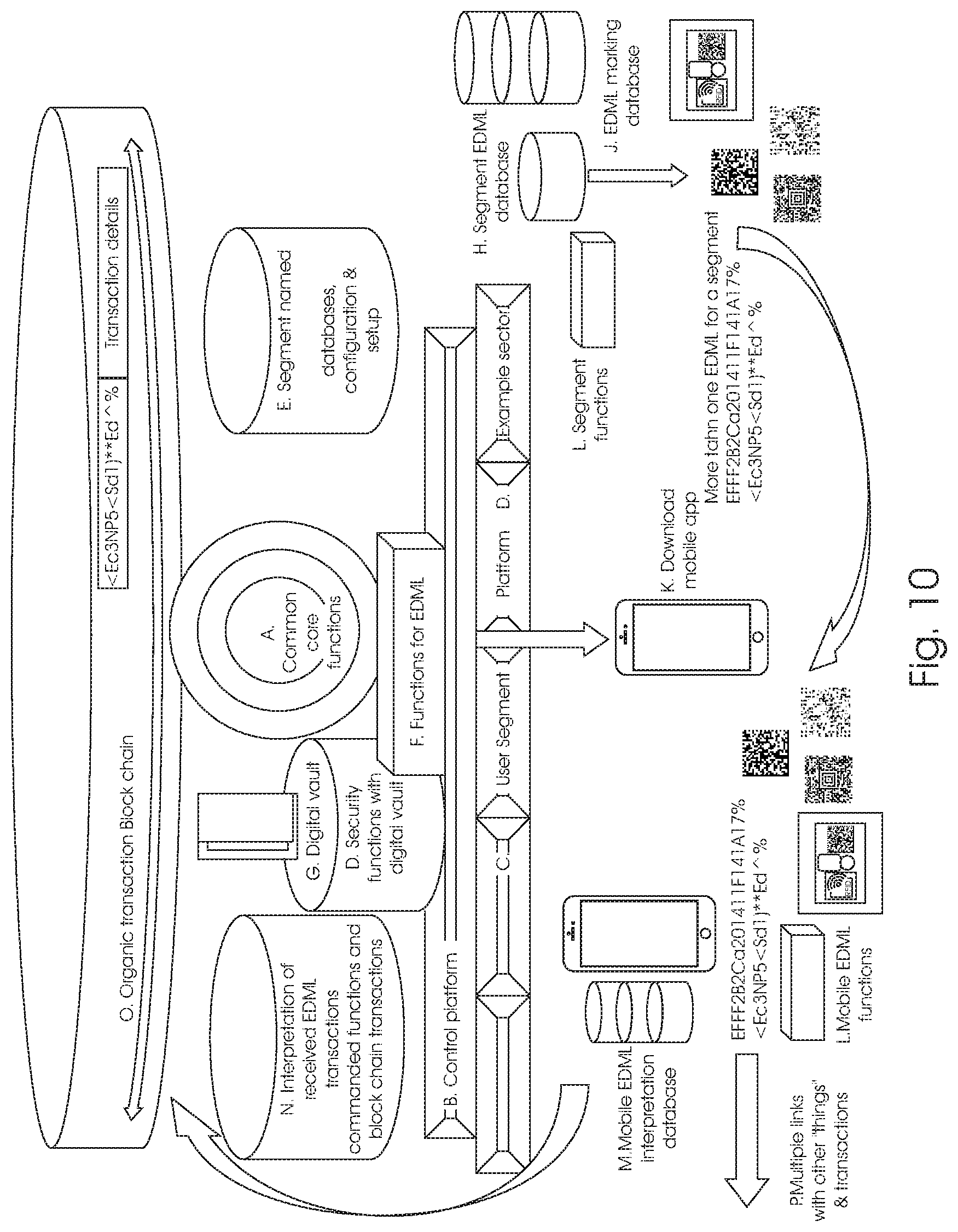 Patent US12112233 Figure 16 – System and method for the imparting of optical digital CPUS and ROM's to diverse physical objects