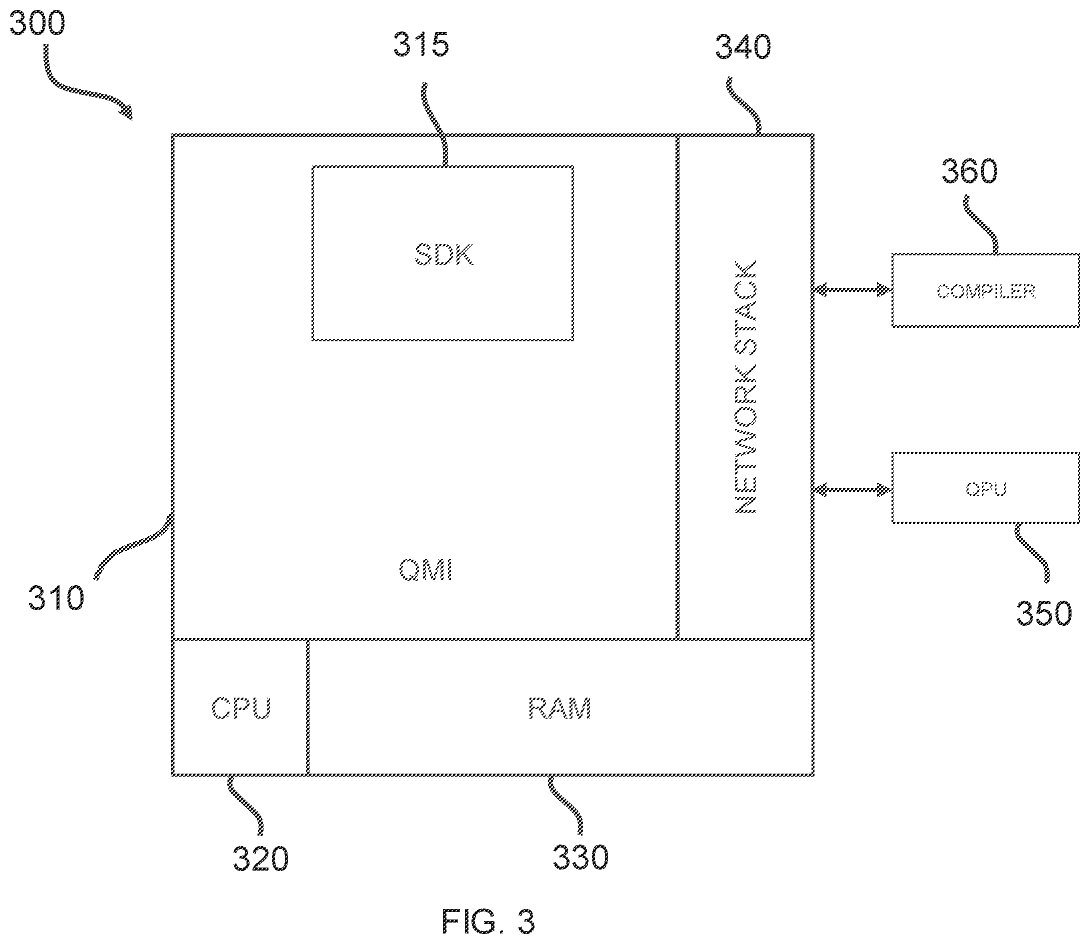 Patent US12112234 Figure 3 – Low-latency, high-performance hybrid computing