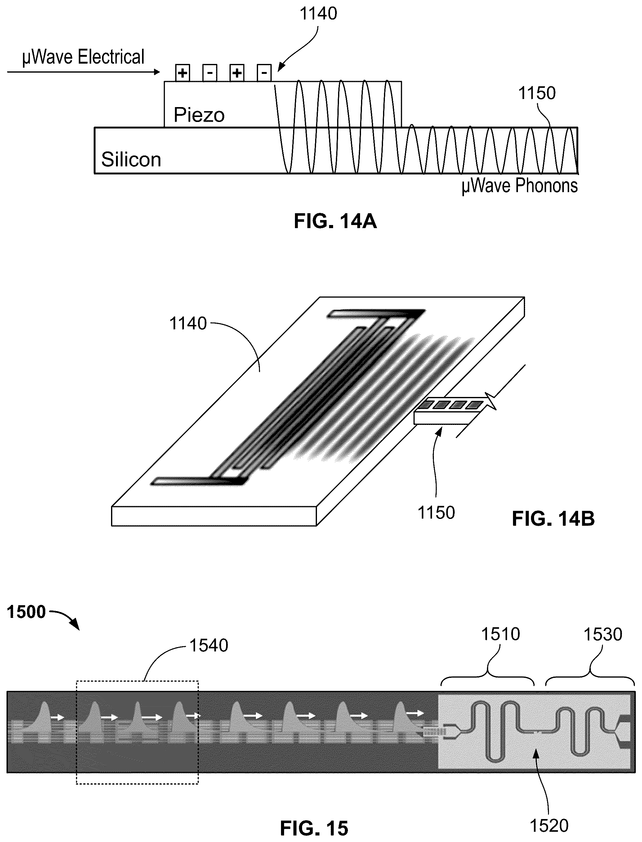 Patent US12112236 Figure 10 – Reconfigurable phononic devices for classical and quantum processing systems