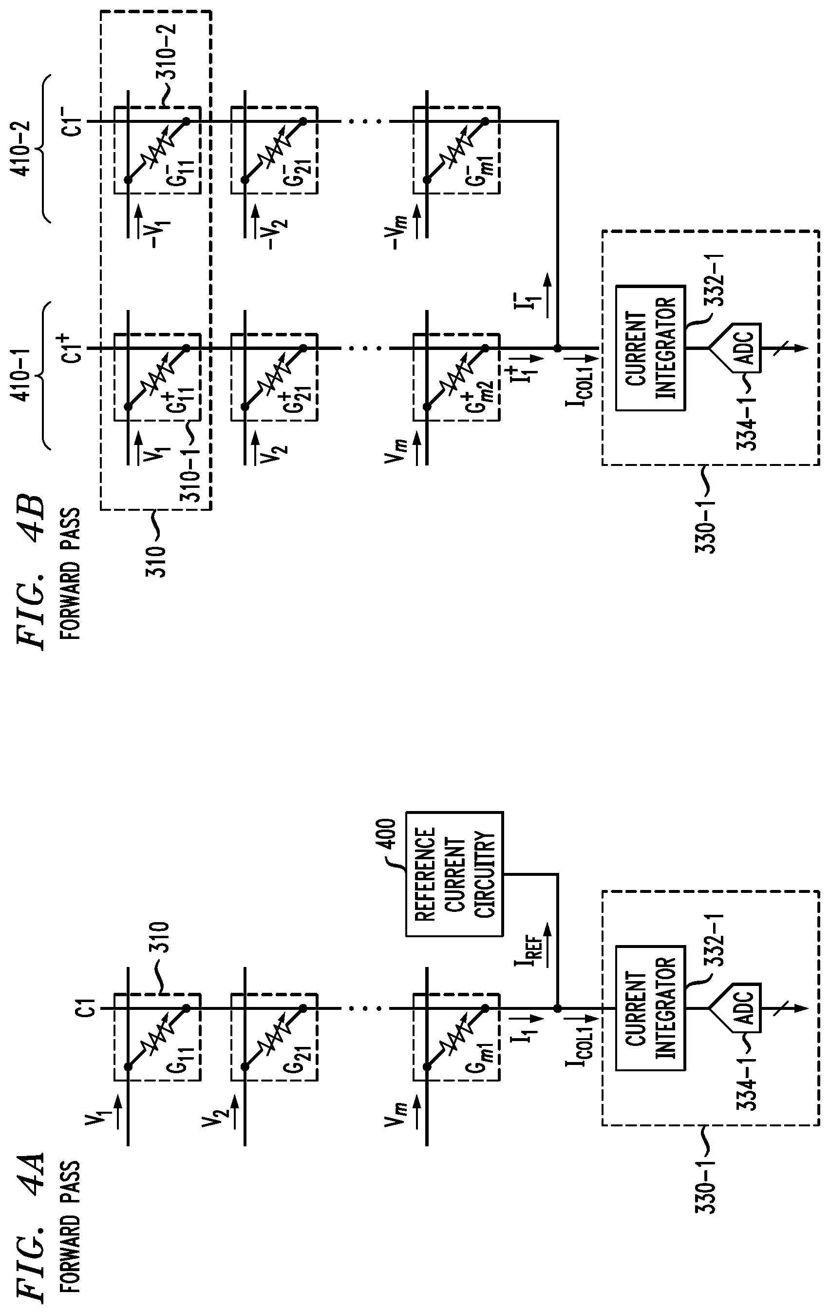 Patent US12112264 Figure 5 – Dynamic configuration of readout circuitry for different operations in analog resistive crossbar array