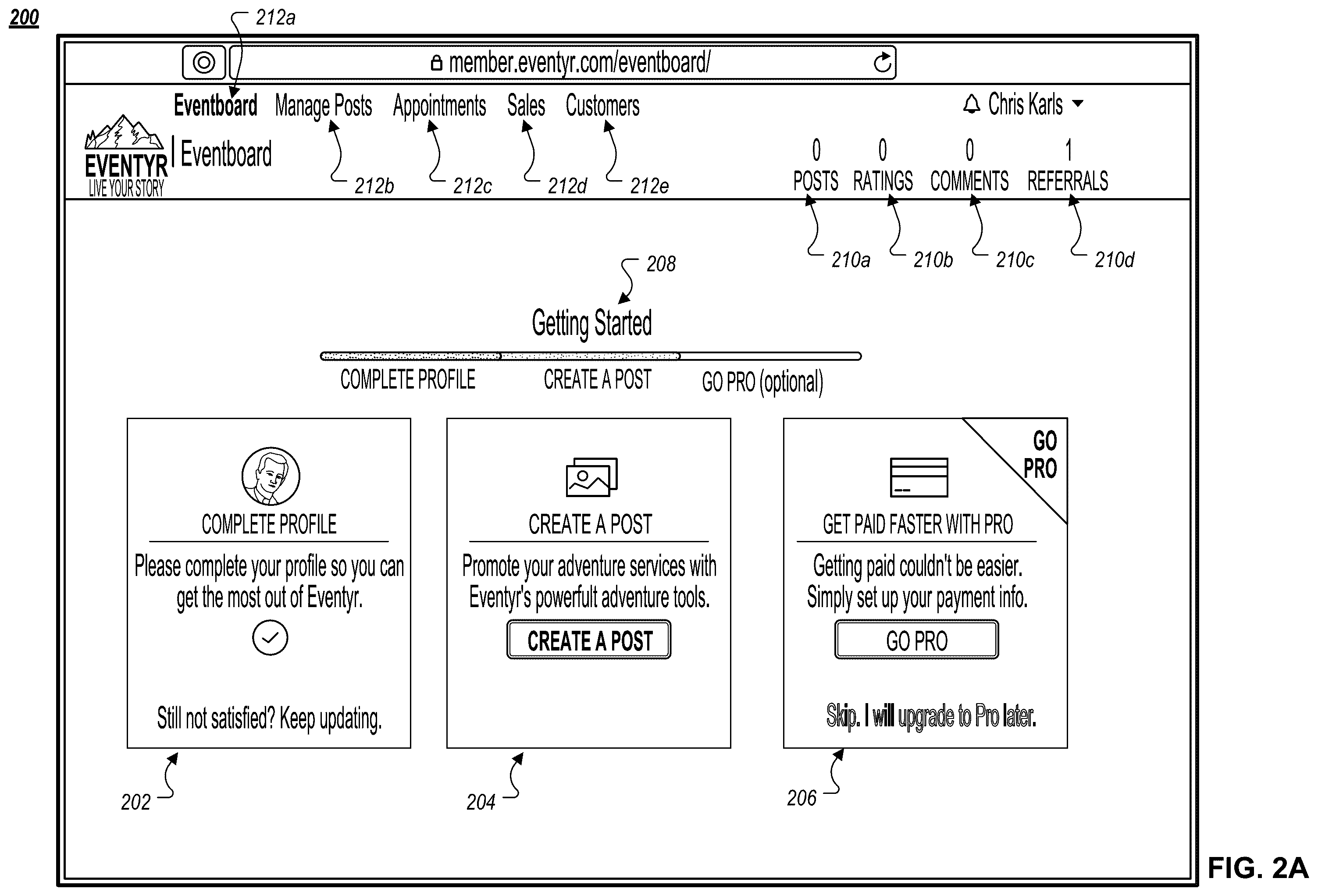 Patent US12112281 Figure 2 – Location-based activity computer systems