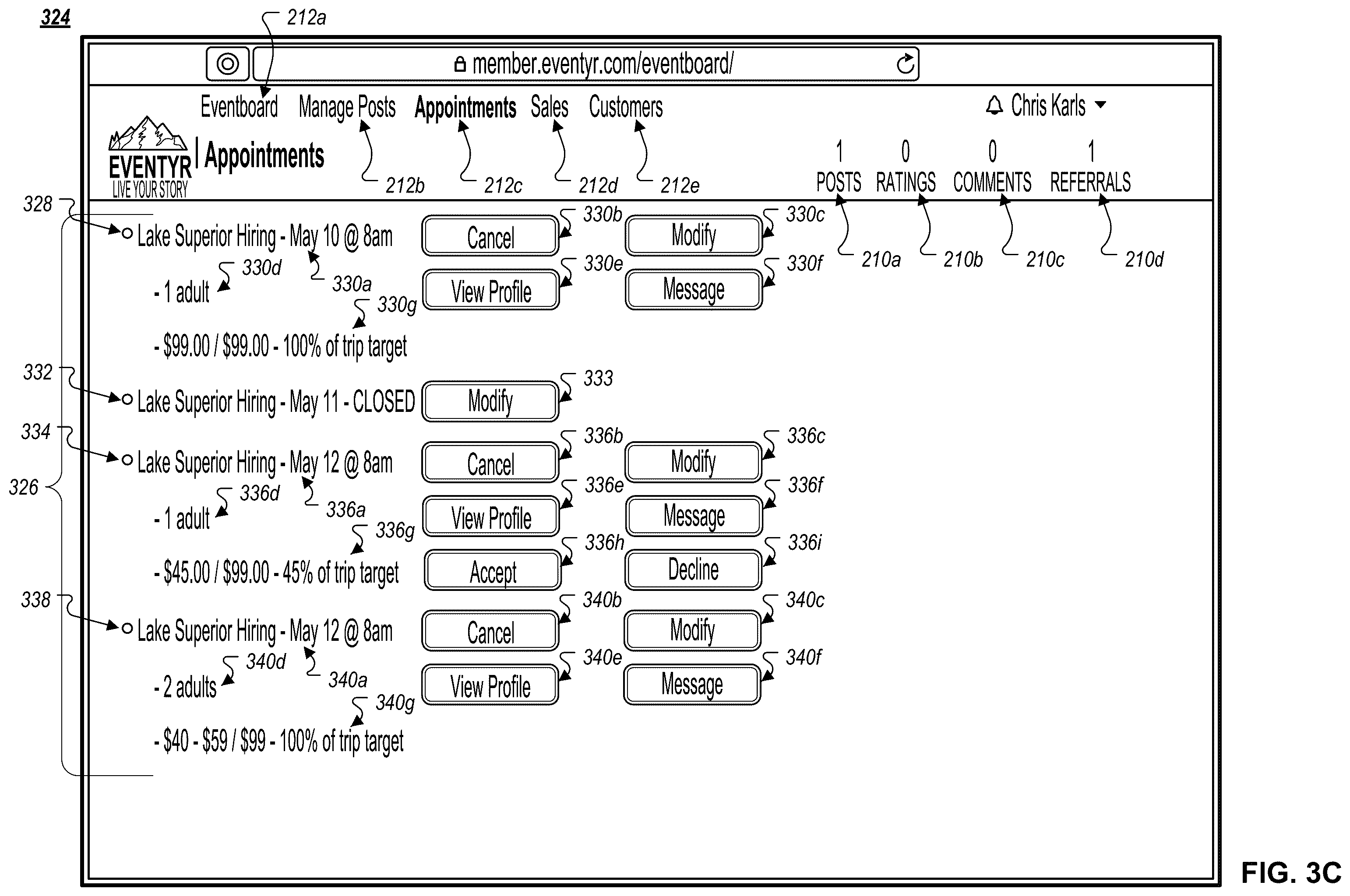 Patent US12112281 Figure 12 – Location-based activity computer systems