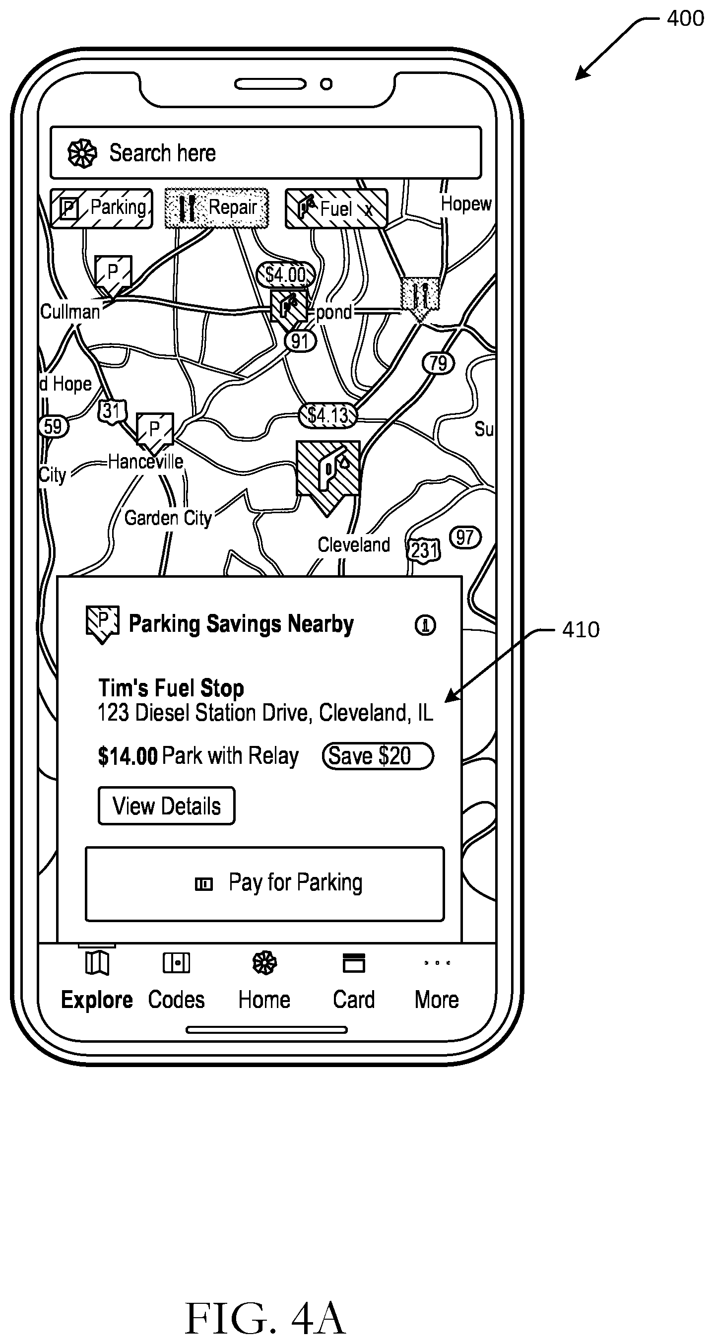 Patent US12112282 Figure 5 – Automated commercial parking authentication