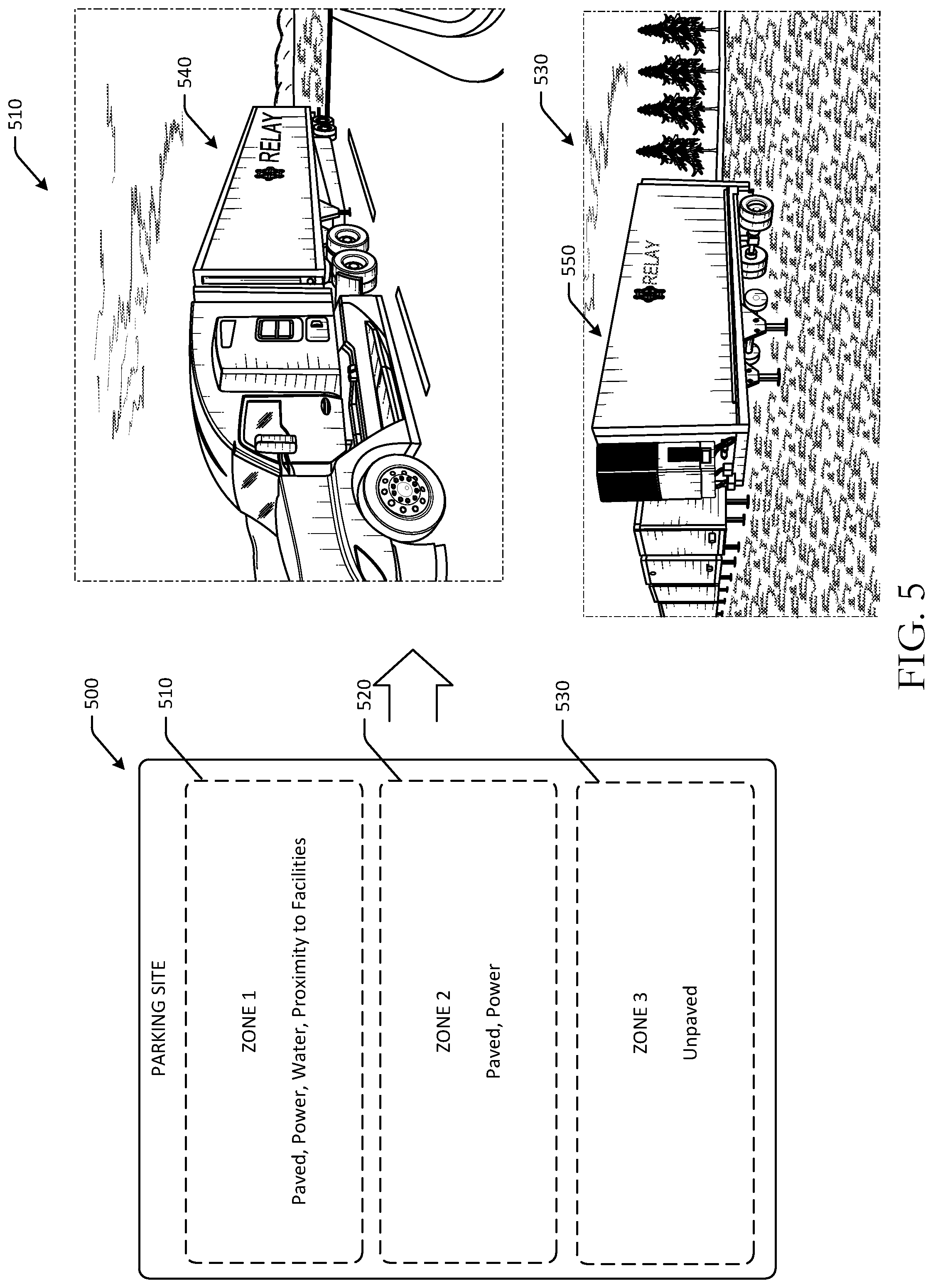 Patent US12112282 Figure 7 – Automated commercial parking authentication