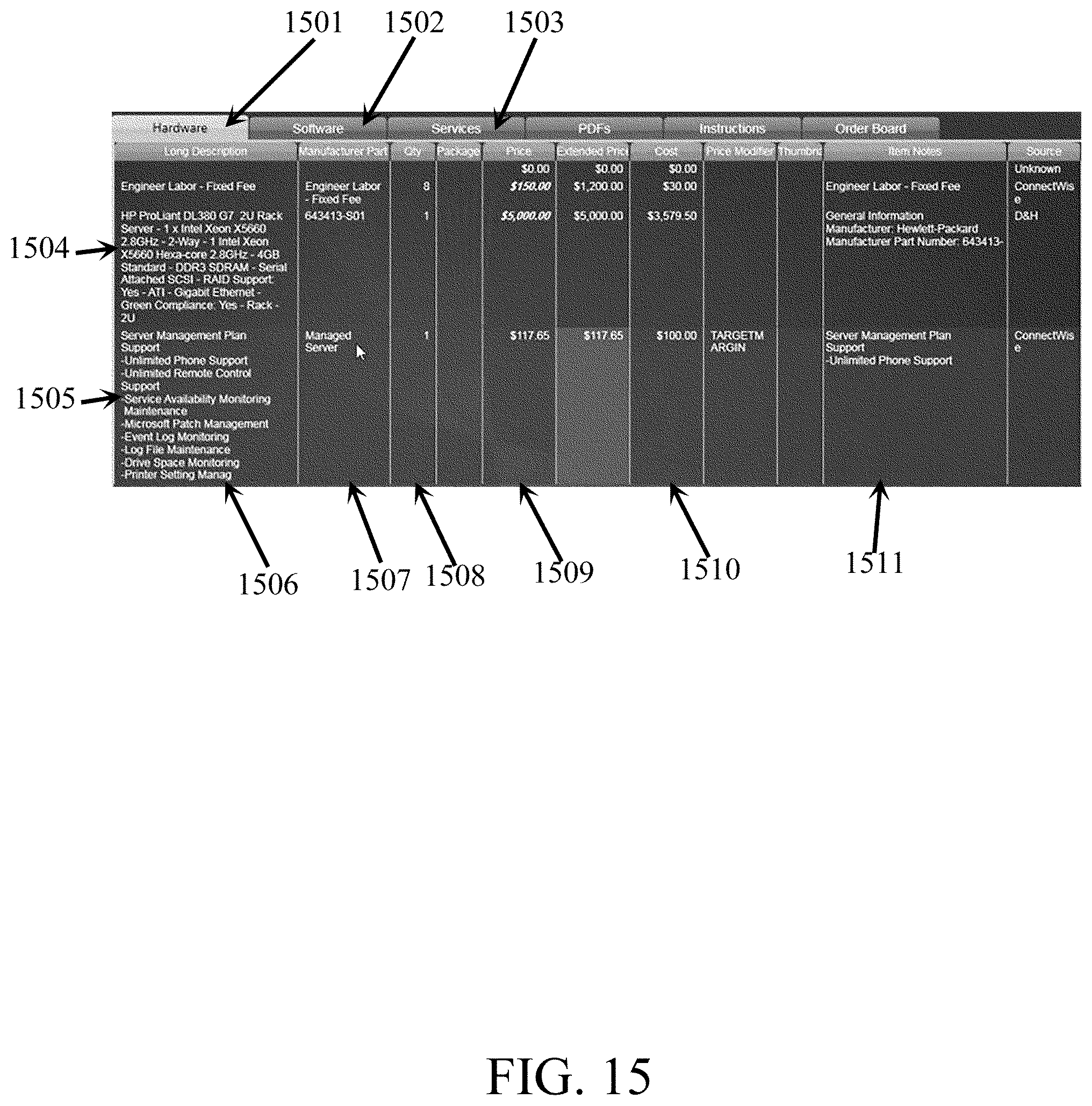 Patent US12112286 Figure 19 – Systems and methods for interfacing between a sales management system and a project planning system