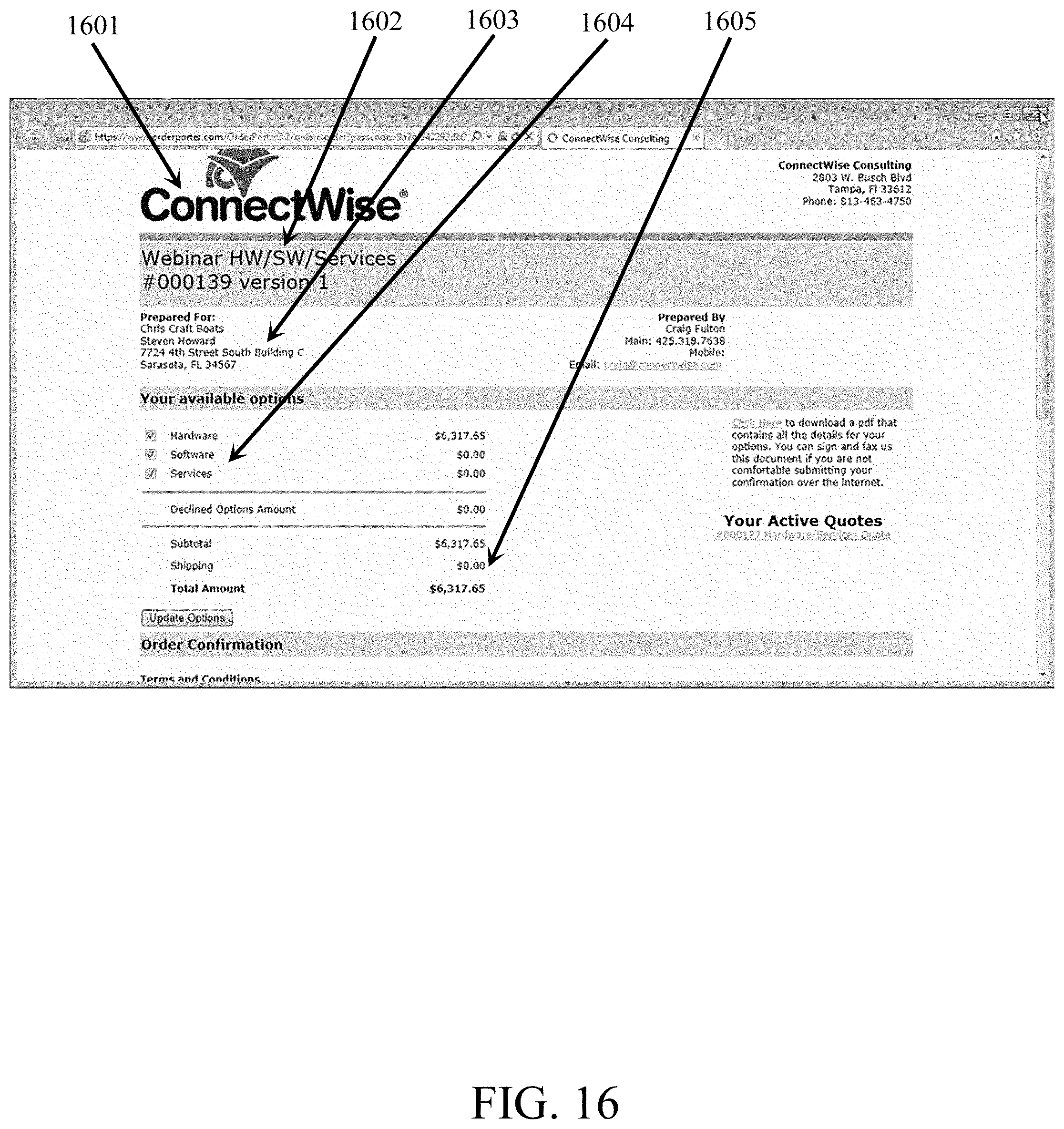 Patent US12112286 Figure 20 – Systems and methods for interfacing between a sales management system and a project planning system
