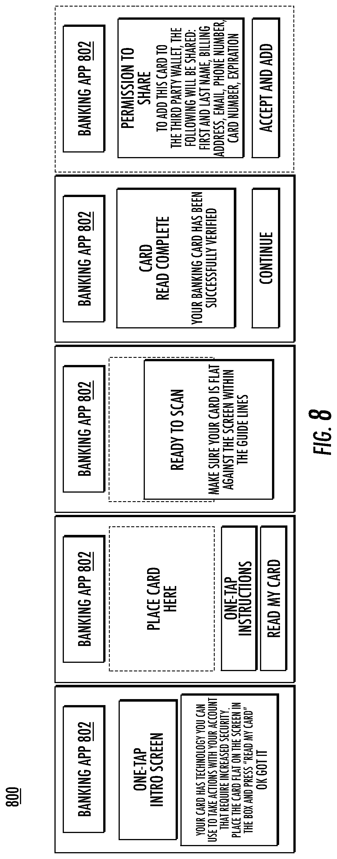Patent US12112310 Figure 10 – Authentication for third party digital wallet provisioning