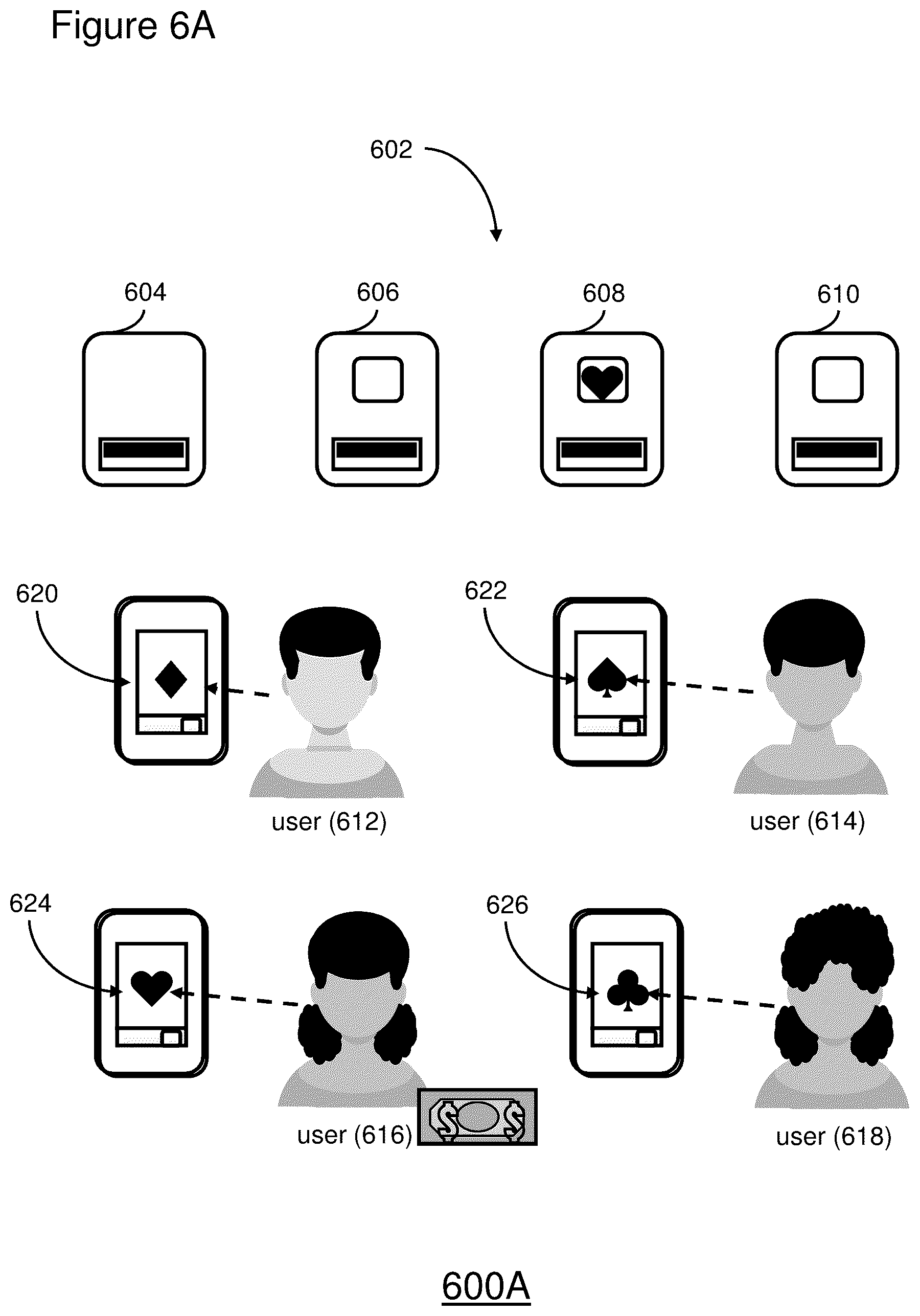 Patent US12112311 Figure 10 – Symbols to indicate which ATM to use
