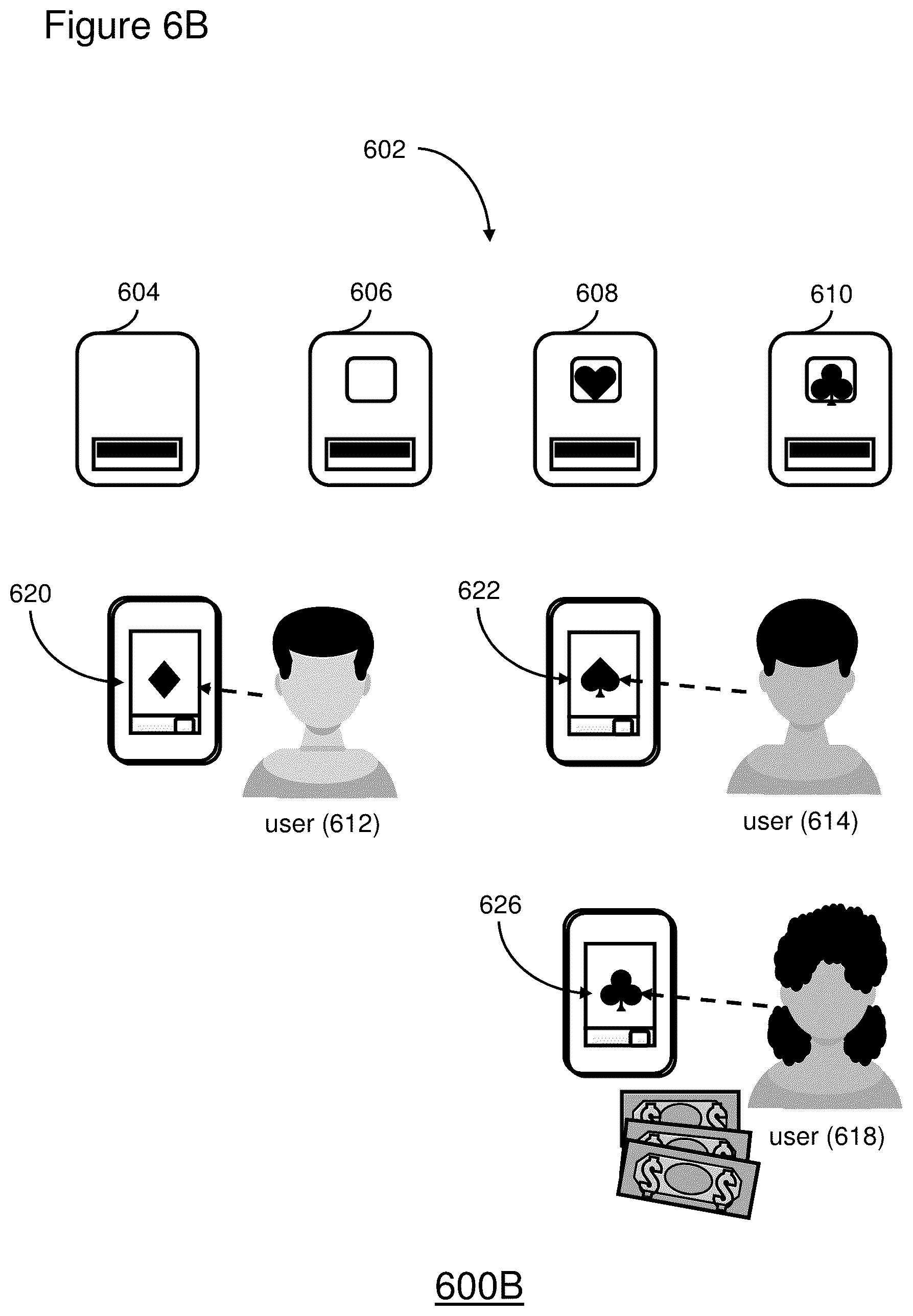 Patent US12112311 Figure 11 – Symbols to indicate which ATM to use