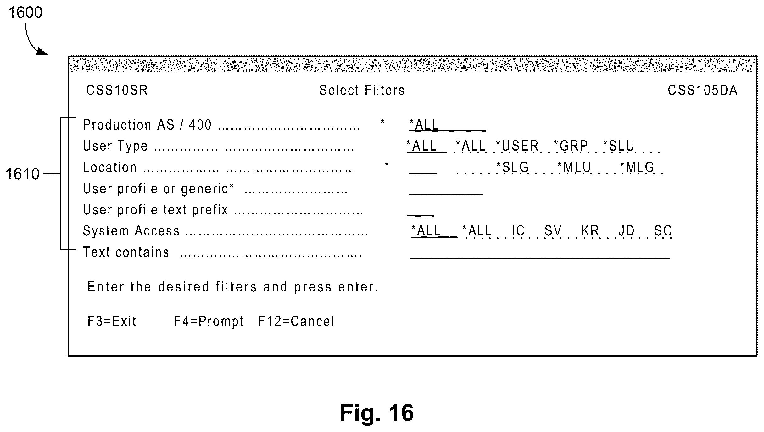 Patent US12112323 Figure 16 – Security system and method that allows users to securely setup and maintain system security for all business systems