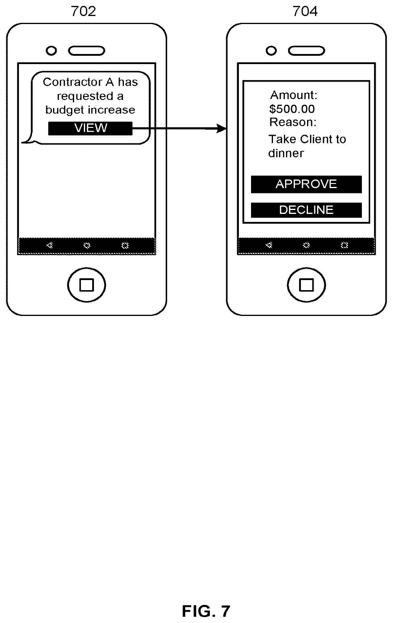 Patent US12112334 Figure 7 – Secondary account management platform