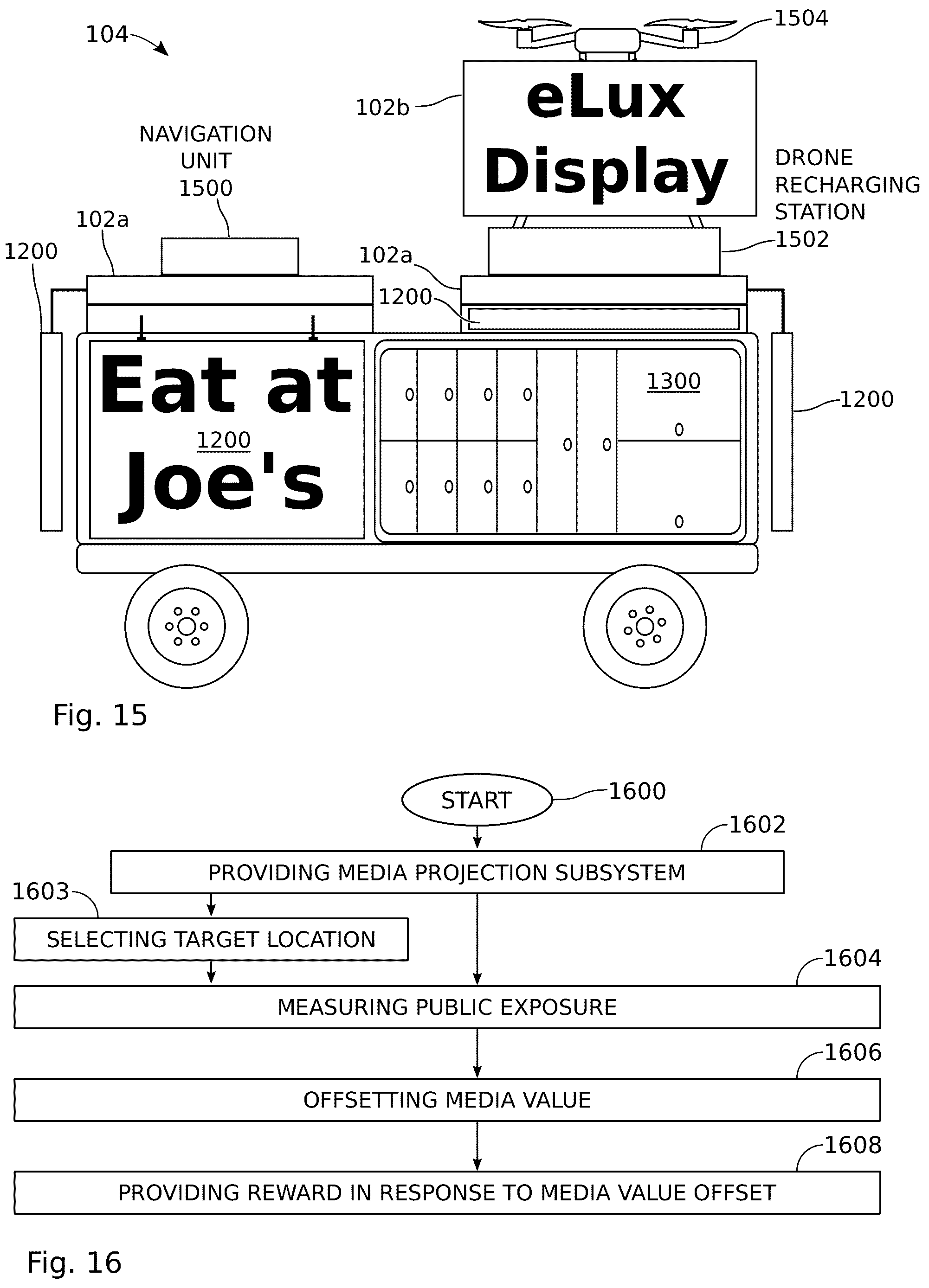 Patent US12112352 Figure 12 – System and method for monitoring mobile media