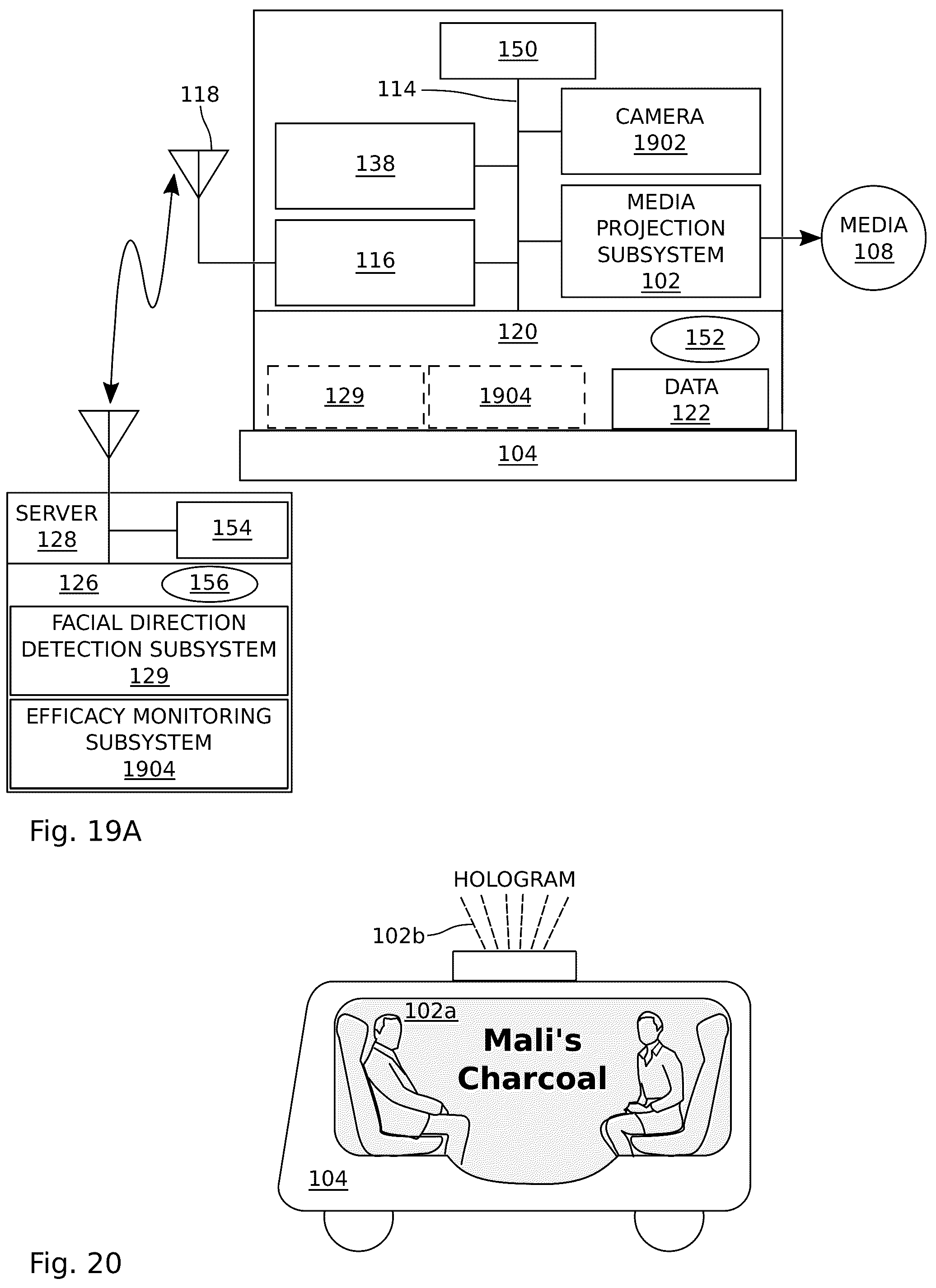 Patent US12112352 Figure 14 – System and method for monitoring mobile media