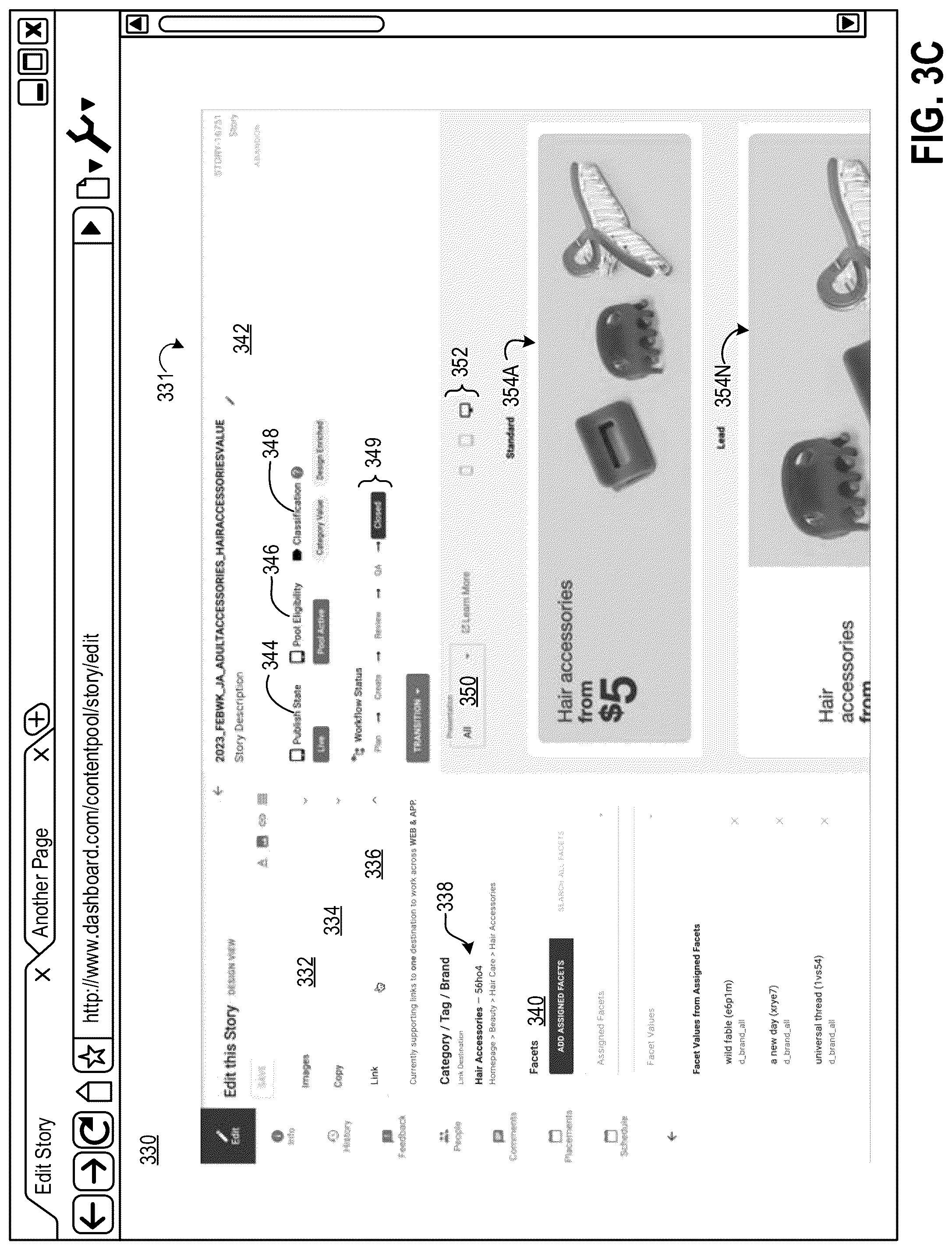 Patent US12112355 Figure 6 – Dynamically generating and serving content across different platforms