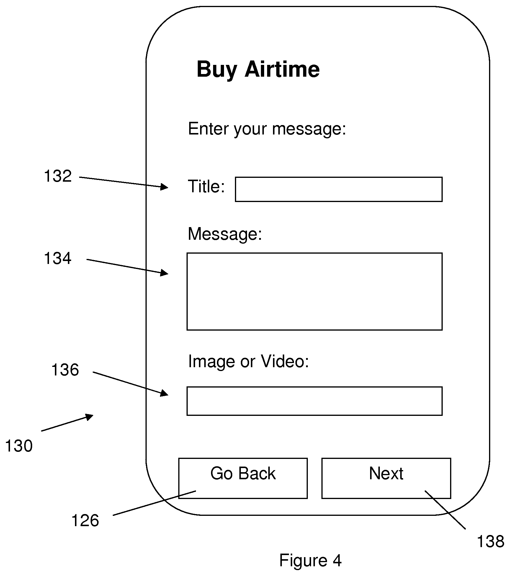 Patent US12112357 Figure 4 – Mobile device streaming media application