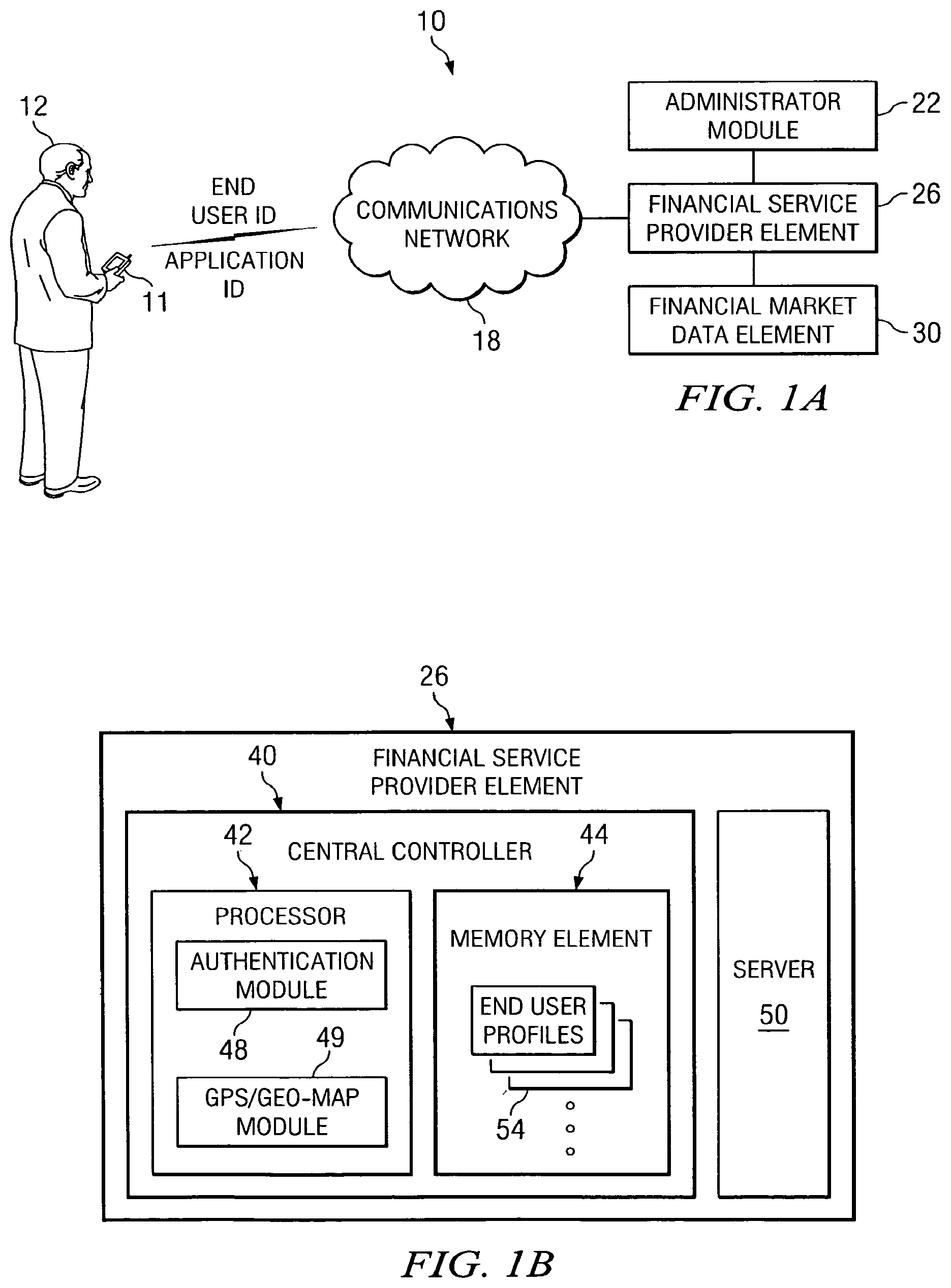 Patent US12112371 Figure 1 – System and method for facilitating a wireless financial transaction