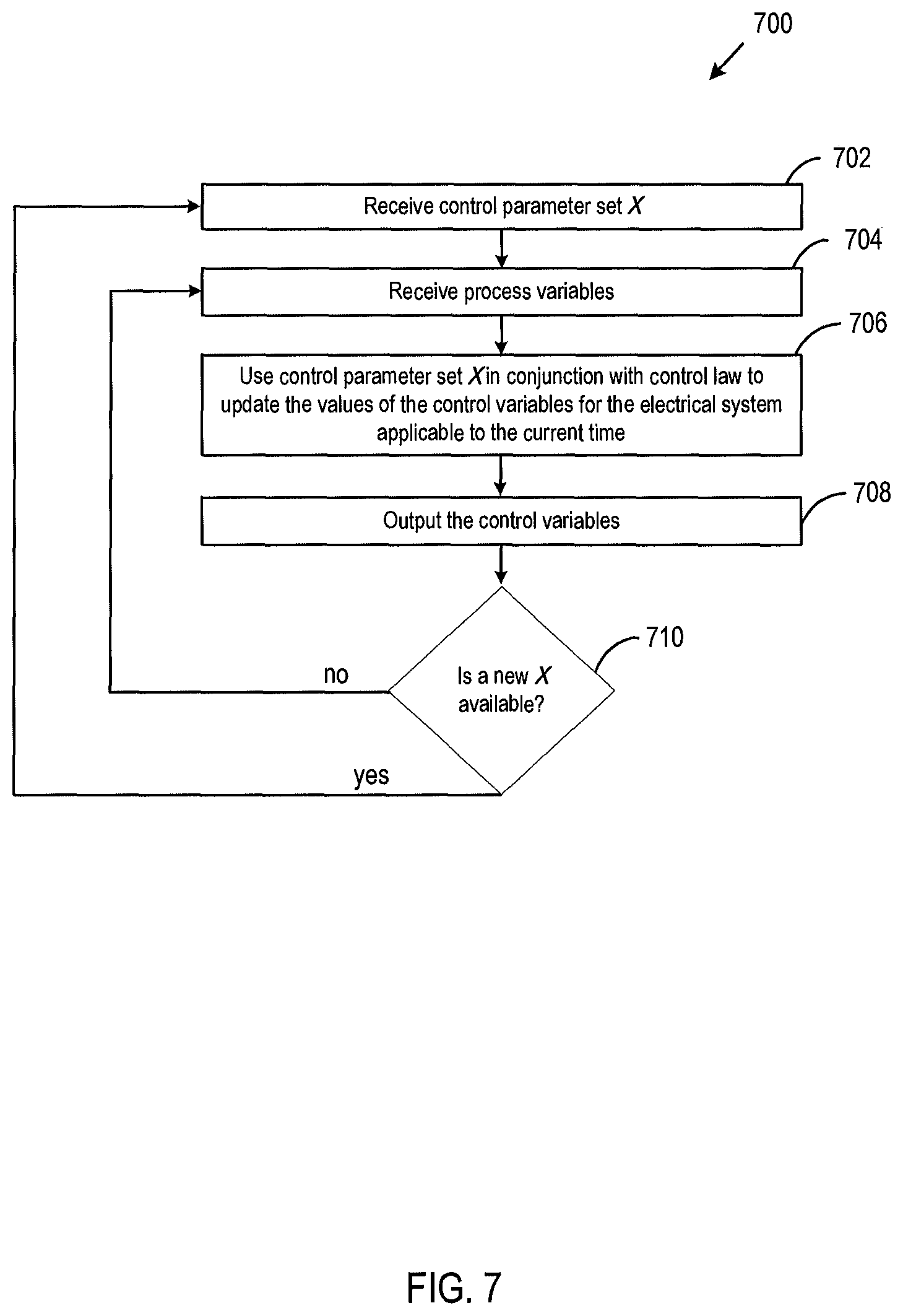 Patent US12112390 Figure 7 – Demand setpoint management in electrical system control and related systems, apparatuses, and methods