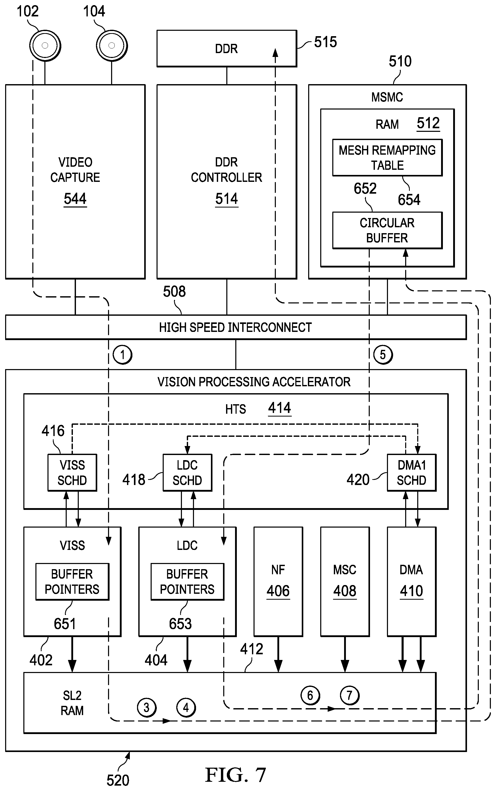 Patent US12112399 Figure 6 – Low latency streaming remapping engine