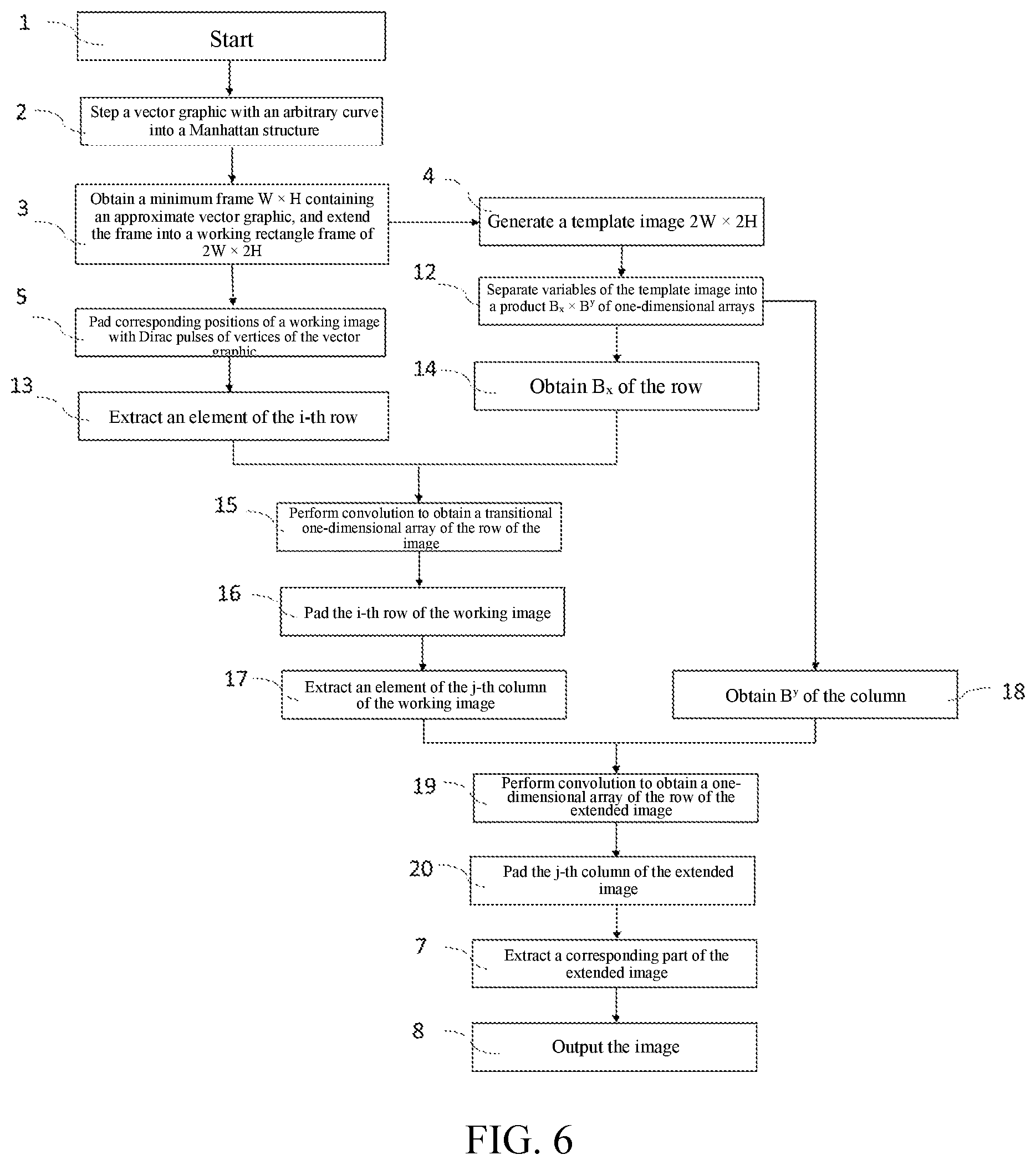Patent US12112409 Figure 4 – Method and system for pixelating vector graphic into image