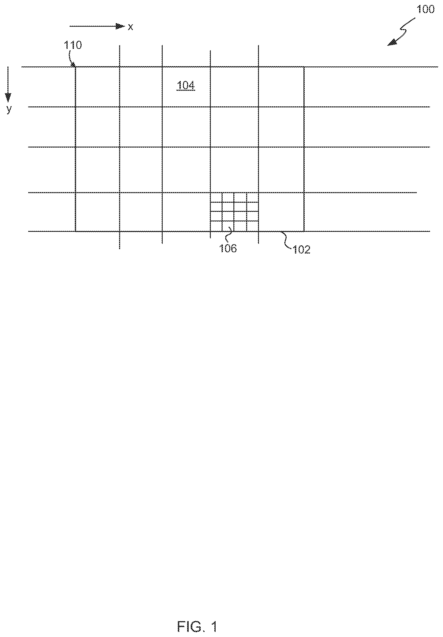 Patent US12112410 Figure 1 – Conservative rasterization using gradients
