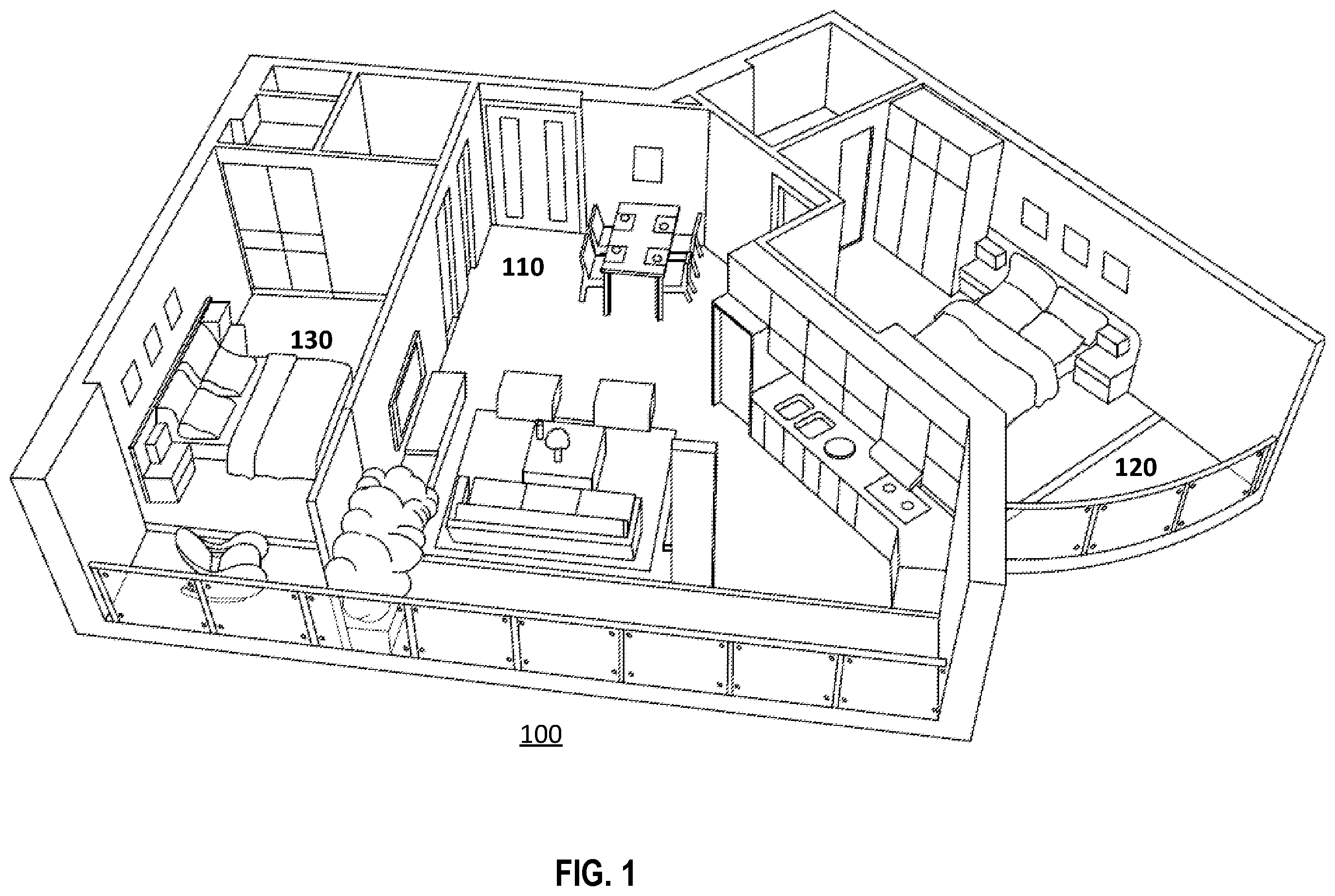 Patent US12112424 Figure 1 – Systems and methods for constructing 3D model based on changing viewpiont