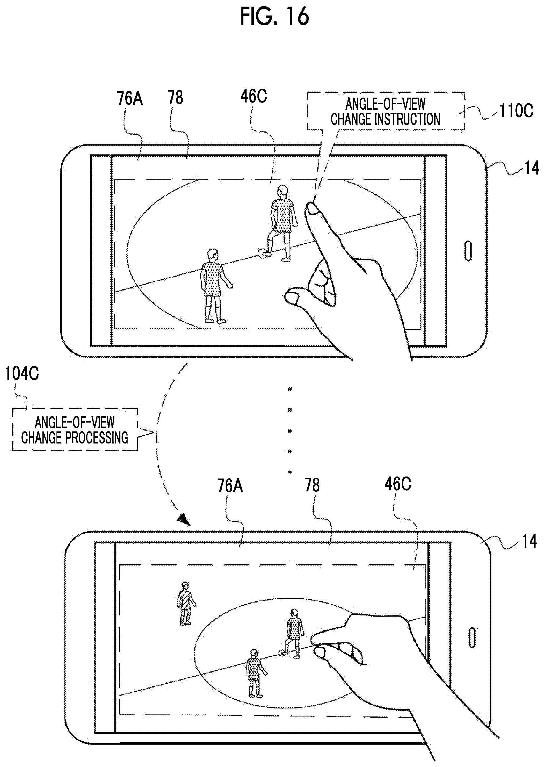 Patent US12112425 Figure 16 – Information processing apparatus, method of operating information processing apparatus, and program for generating virtual viewpoint image