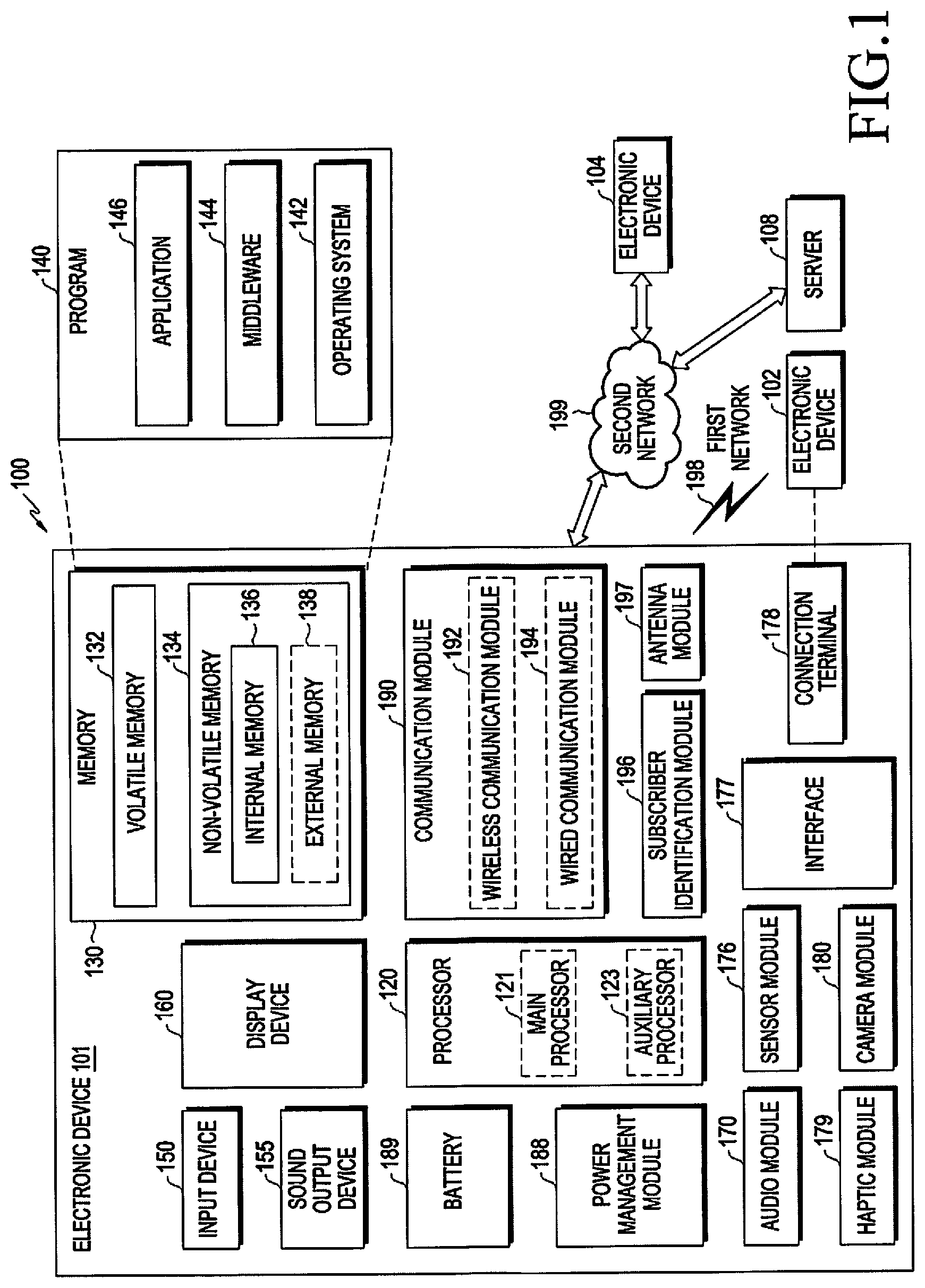 Patent US12112444 Figure 1 – Electronic device and graphic object control method of electronic device