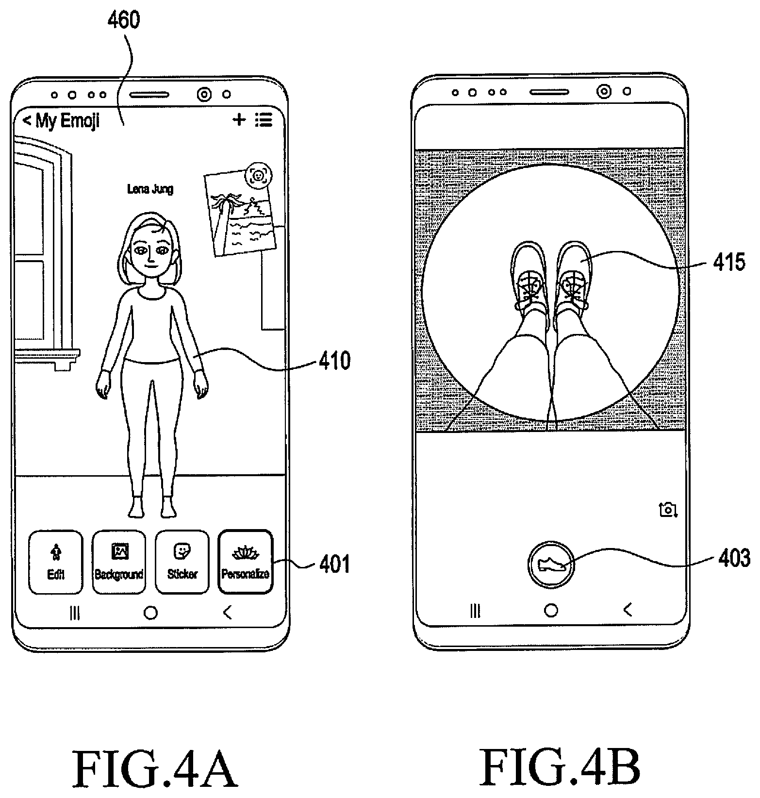 Patent US12112444 Figure 4 – Electronic device and graphic object control method of electronic device