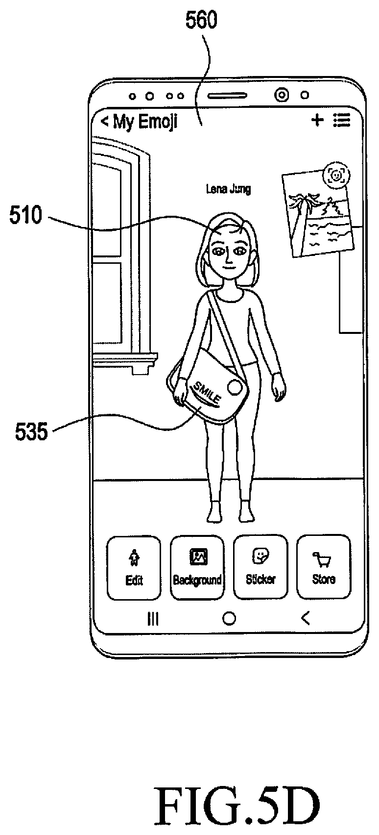 Patent US12112444 Figure 9 – Electronic device and graphic object control method of electronic device
