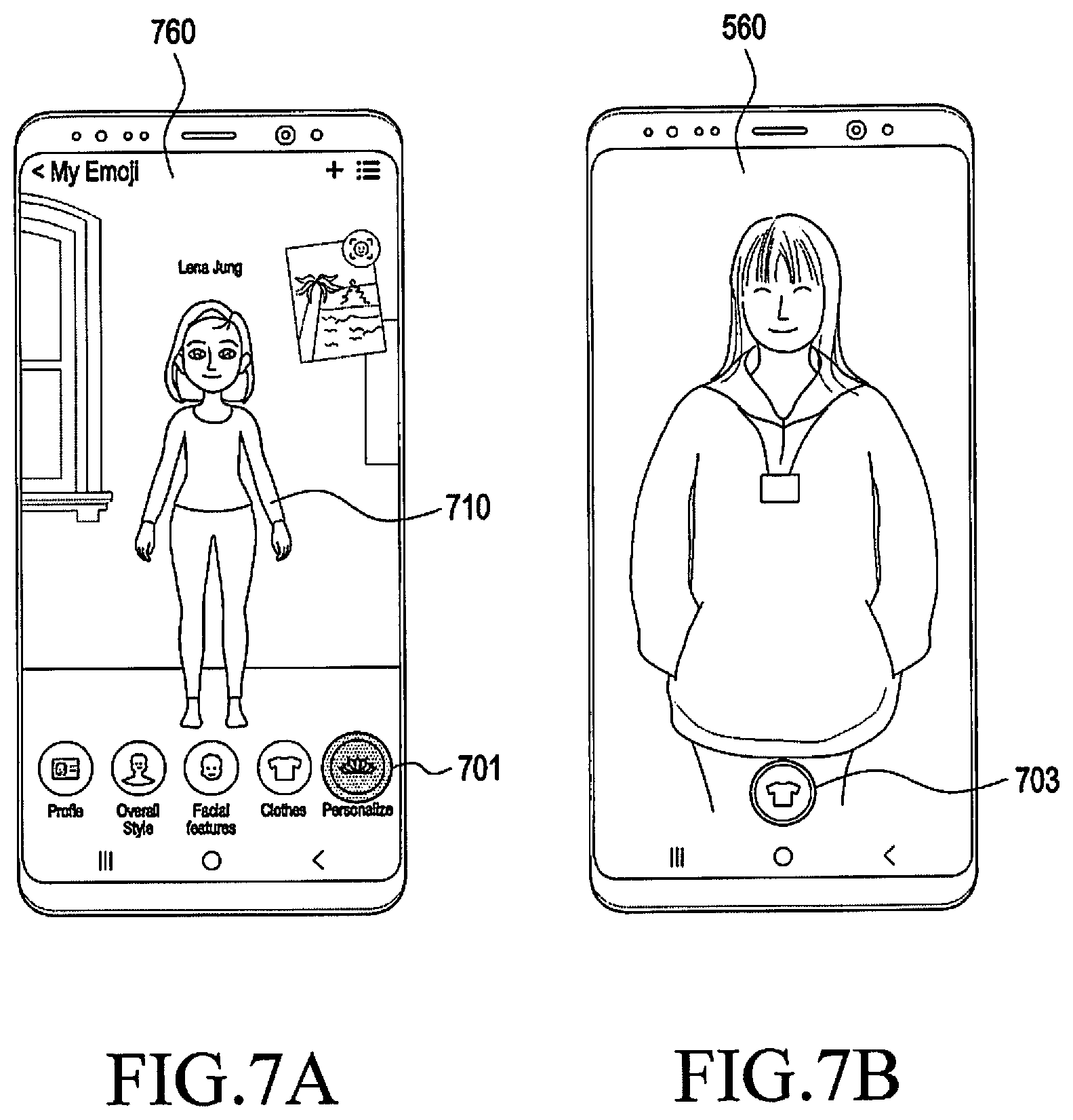 Patent US12112444 Figure 11 – Electronic device and graphic object control method of electronic device