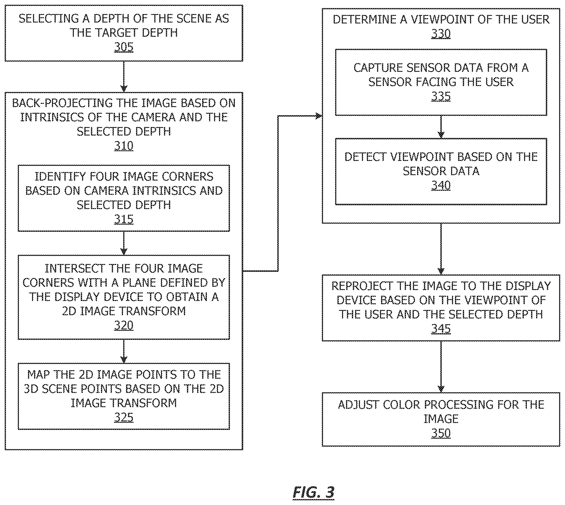 Patent US12112449 Figure 3 – Camera-based transparent display