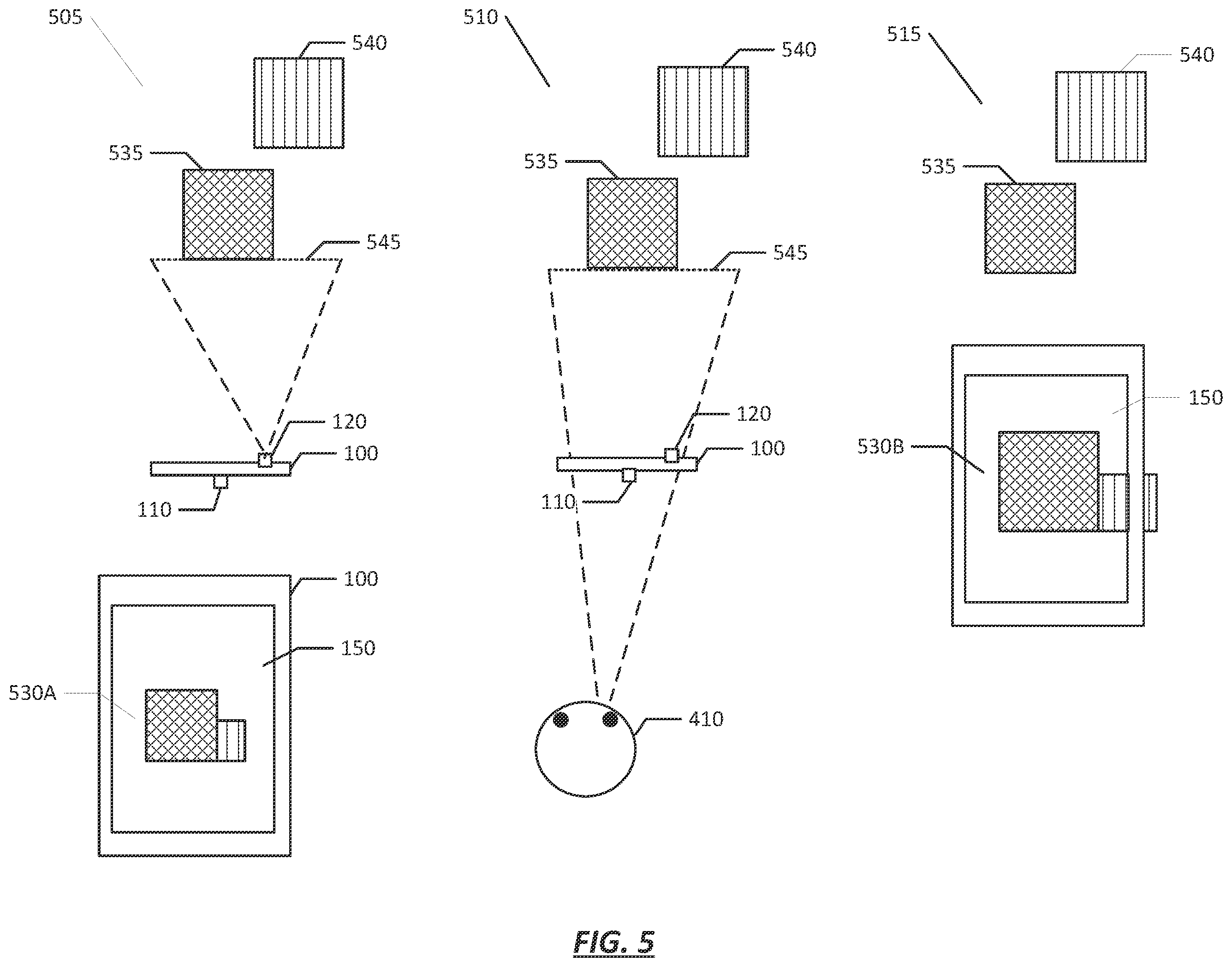 Patent US12112449 Figure 5 – Camera-based transparent display