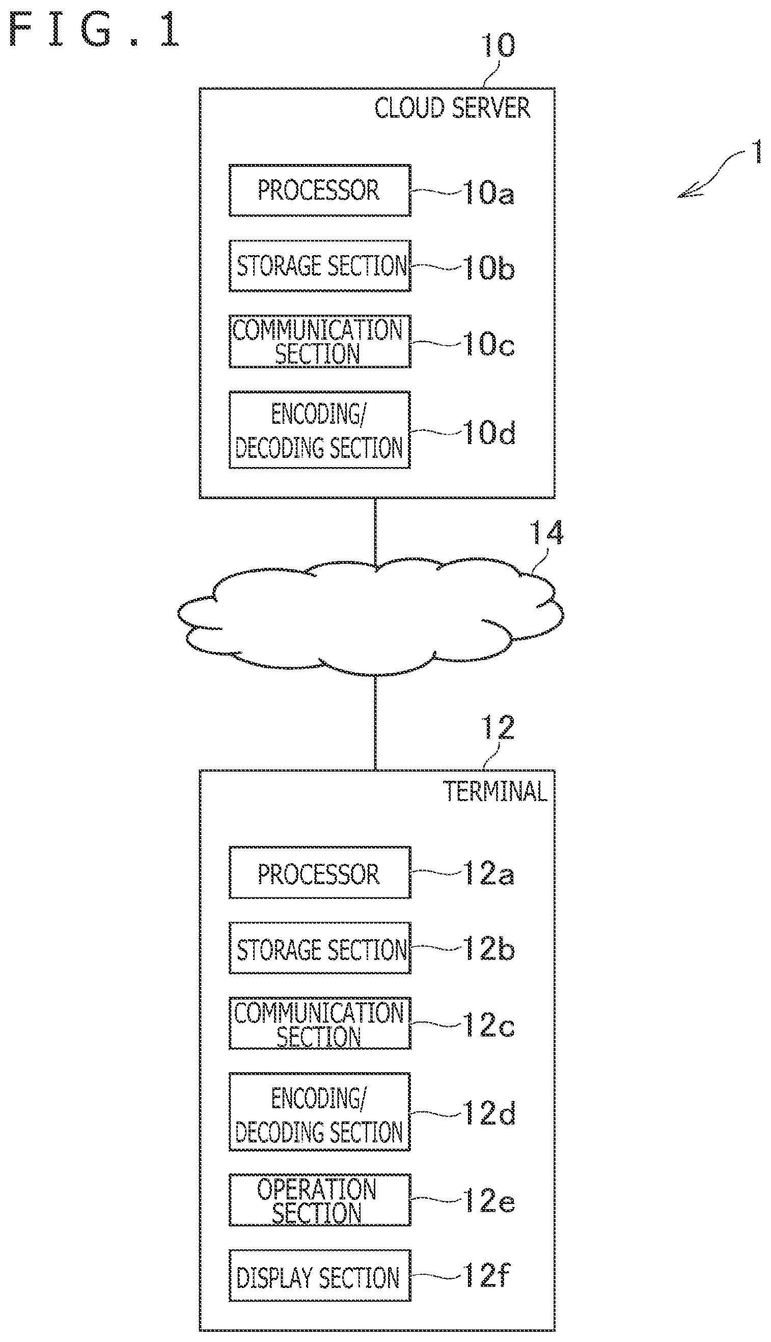 Patent US12112453 — Image display control device, transmitting device, image display control method, and program for generating a substitute image — Figure 1
