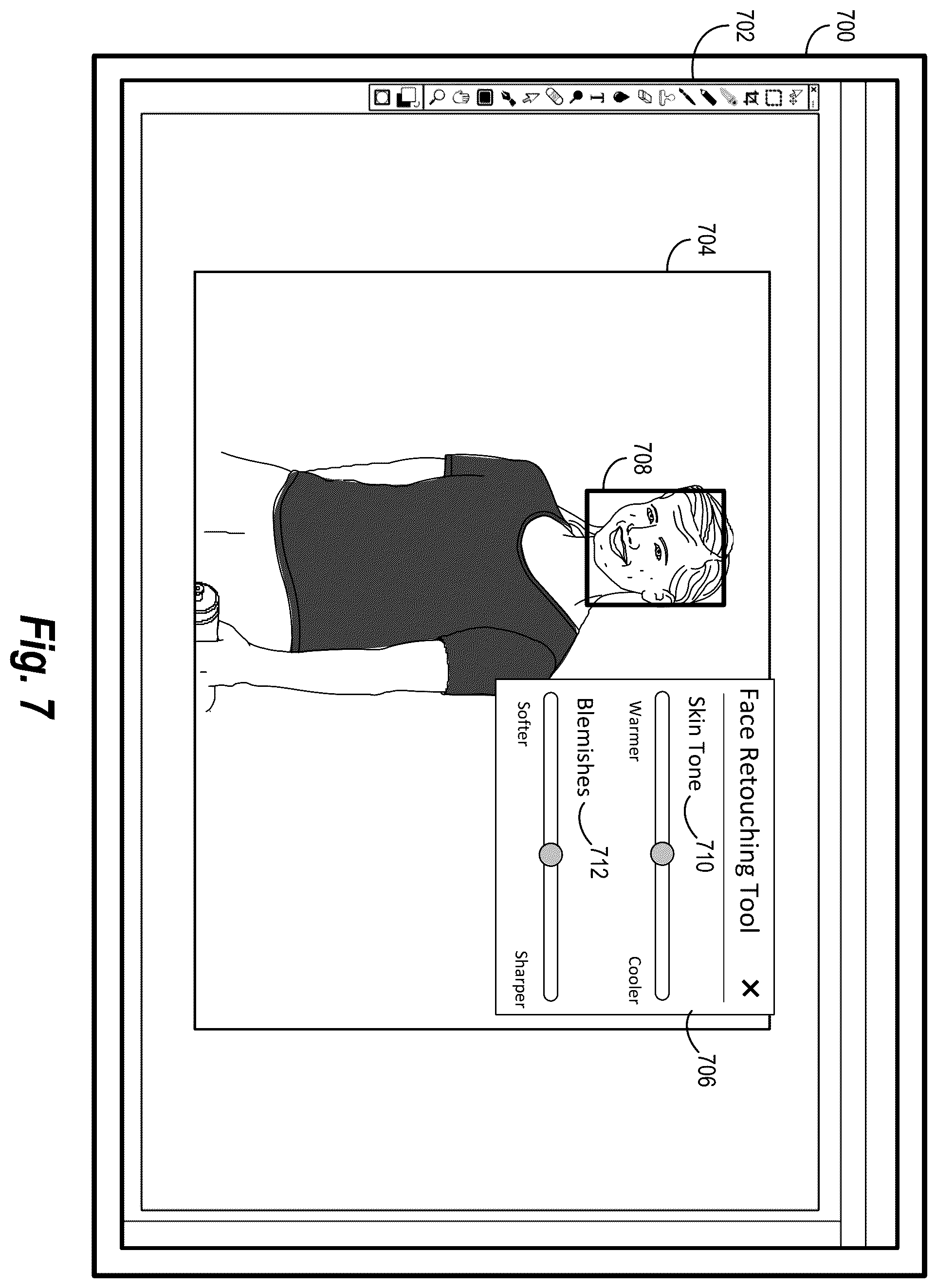 Patent US12112456 Figure 7 – Retouching digital images utilizing layer specific deep-learning neural networks