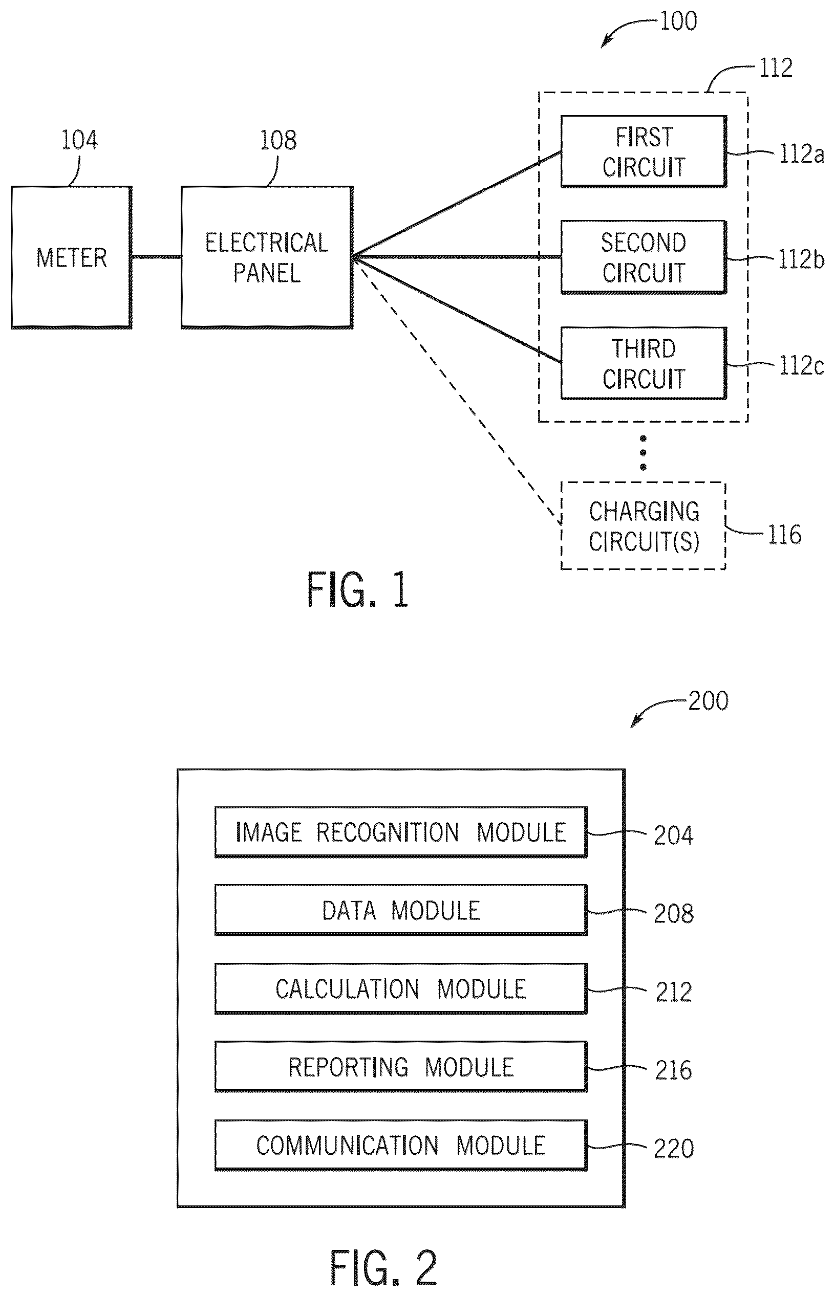 Patent US12112466 Figure 1 – Systems and methods for automated electrical panel analysis