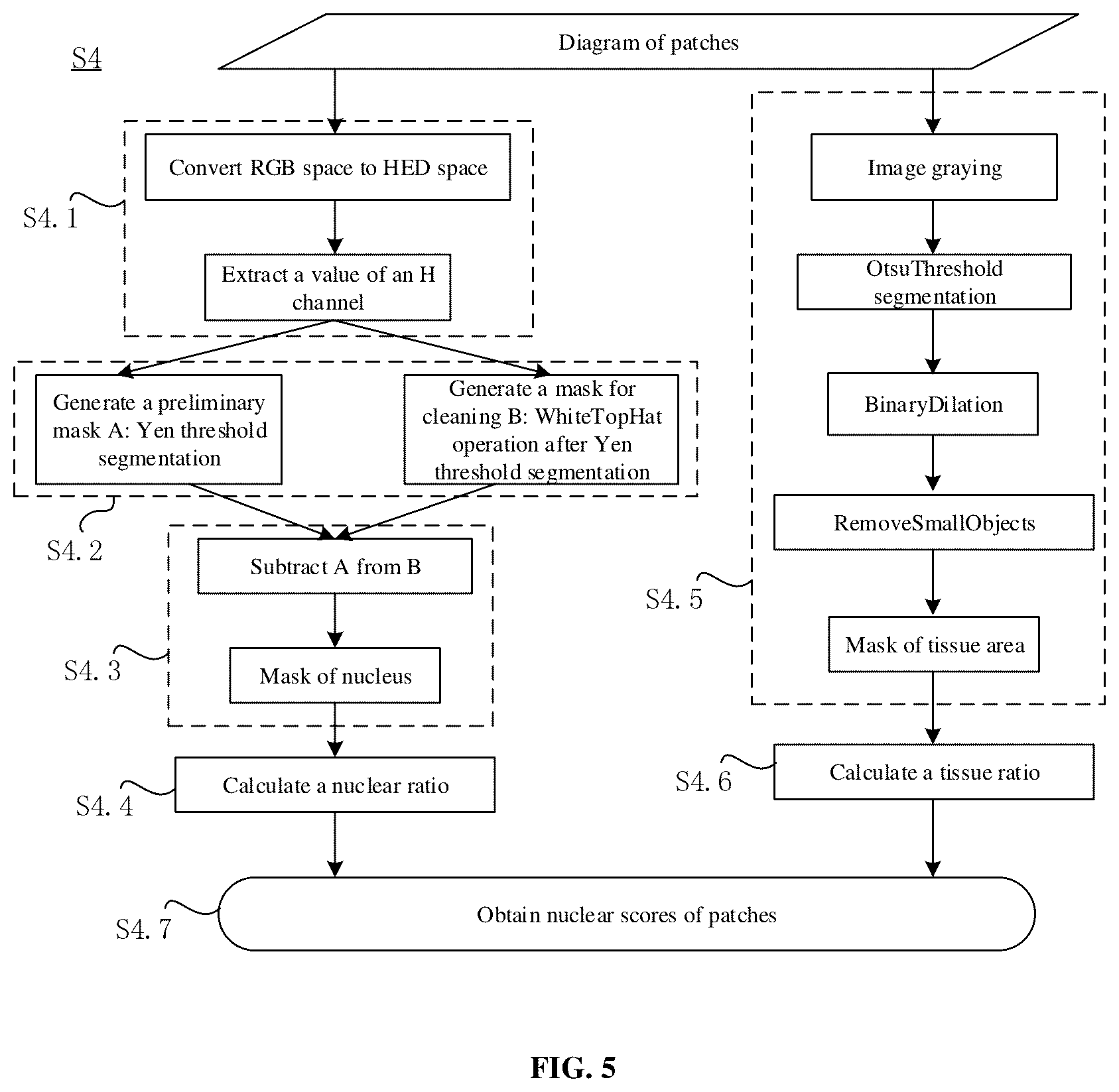 Patent US12112475 Figure 3 – Method and system for predicting tumor mutation burden (TMB) in triple negative breast cancer (TNBC) based on nuclear scores and histopathological whole slide images (WSIs)