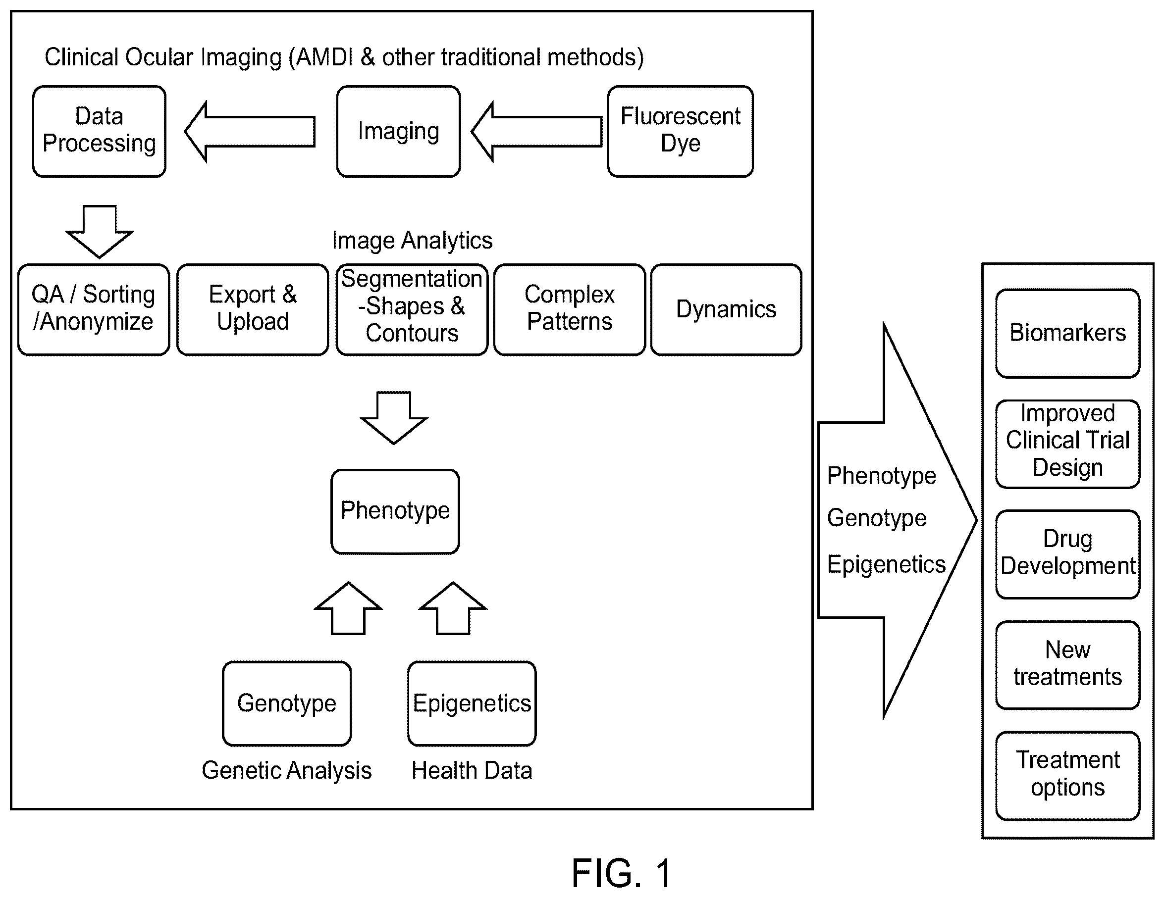 Patent US12112480 Figure 1 – Systems and methods for processing, storage and retrieval of ocular images