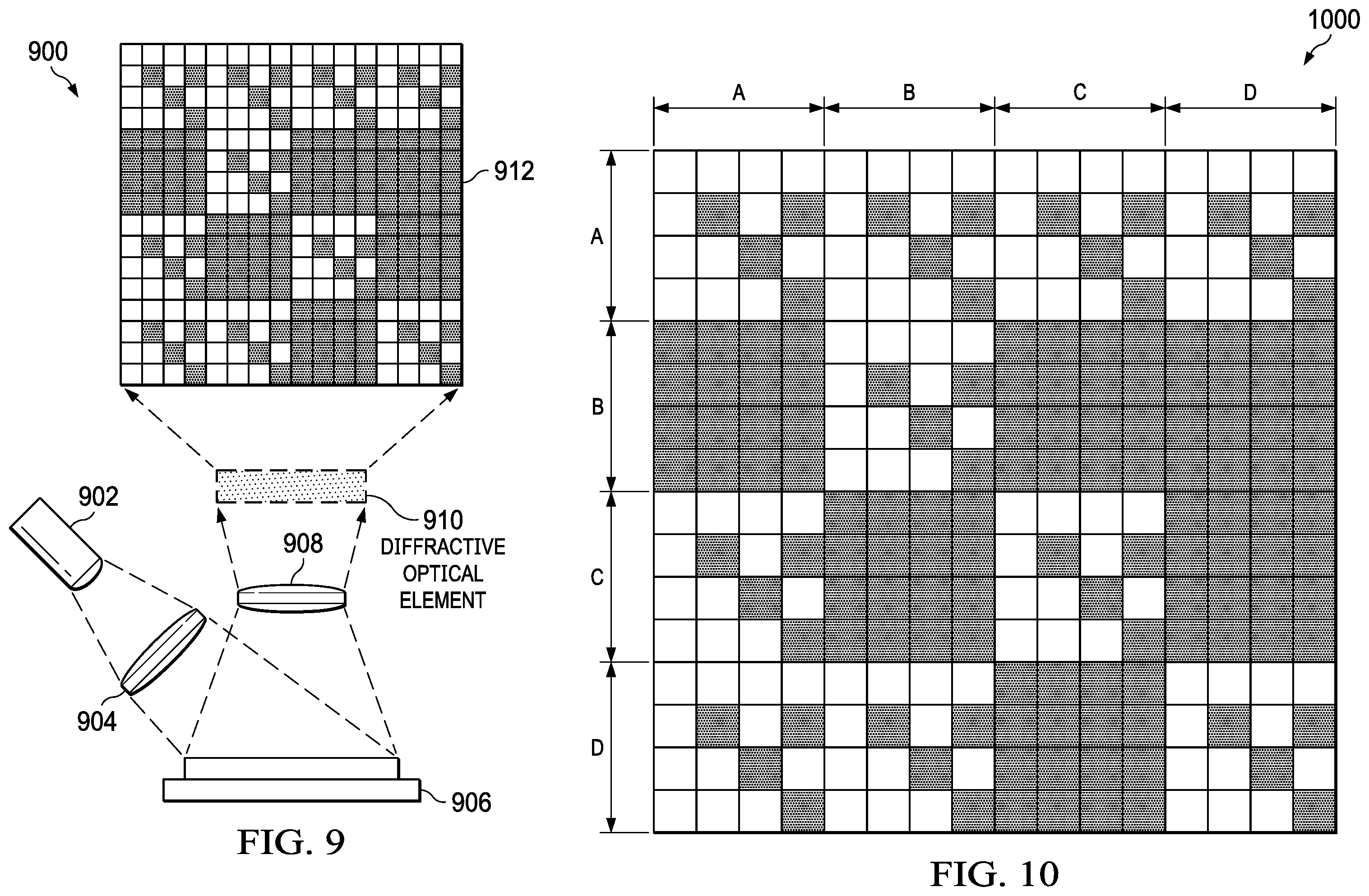 Patent US12112493 Figure 6 – Structured light projector