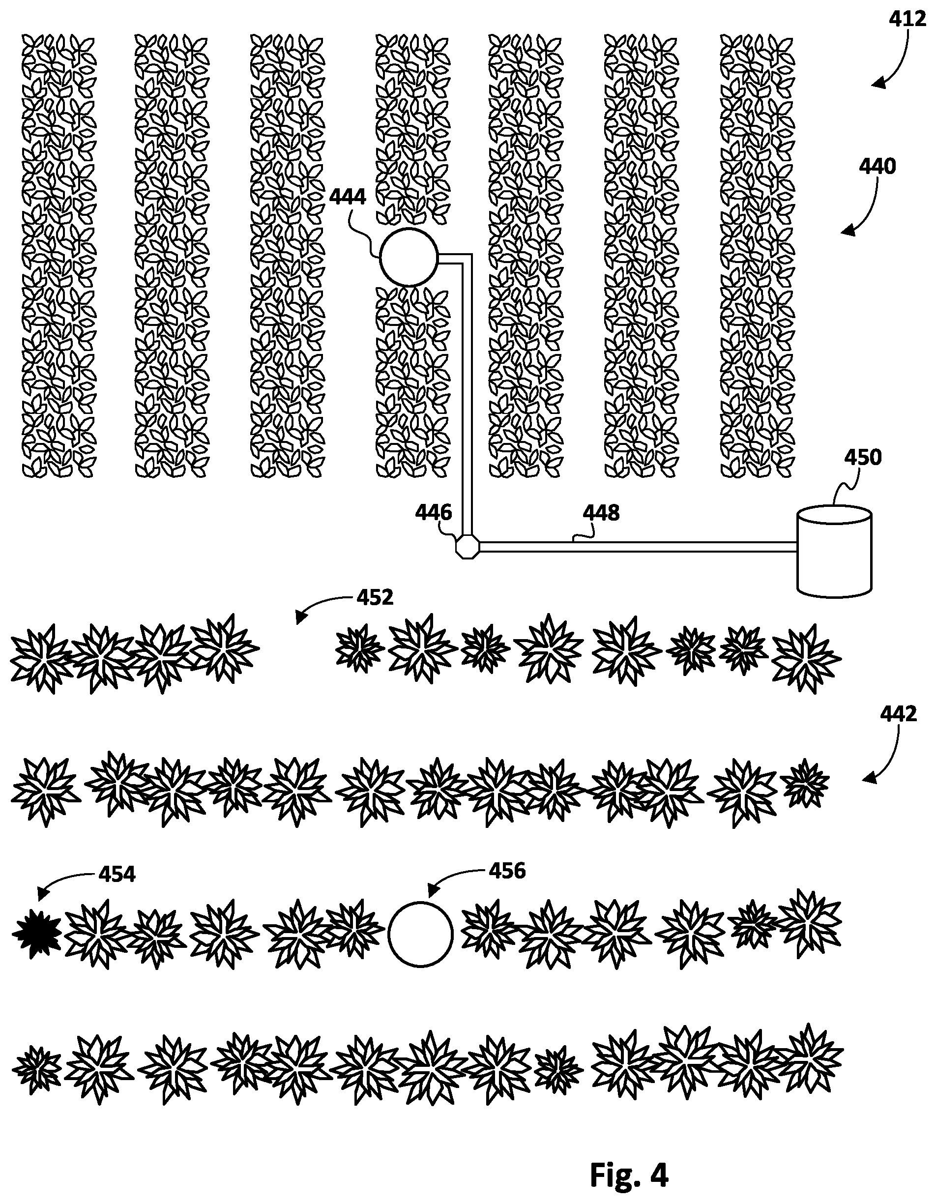 Patent US12112501 Figure 4 – Localization of individual plants based on high-elevation imagery