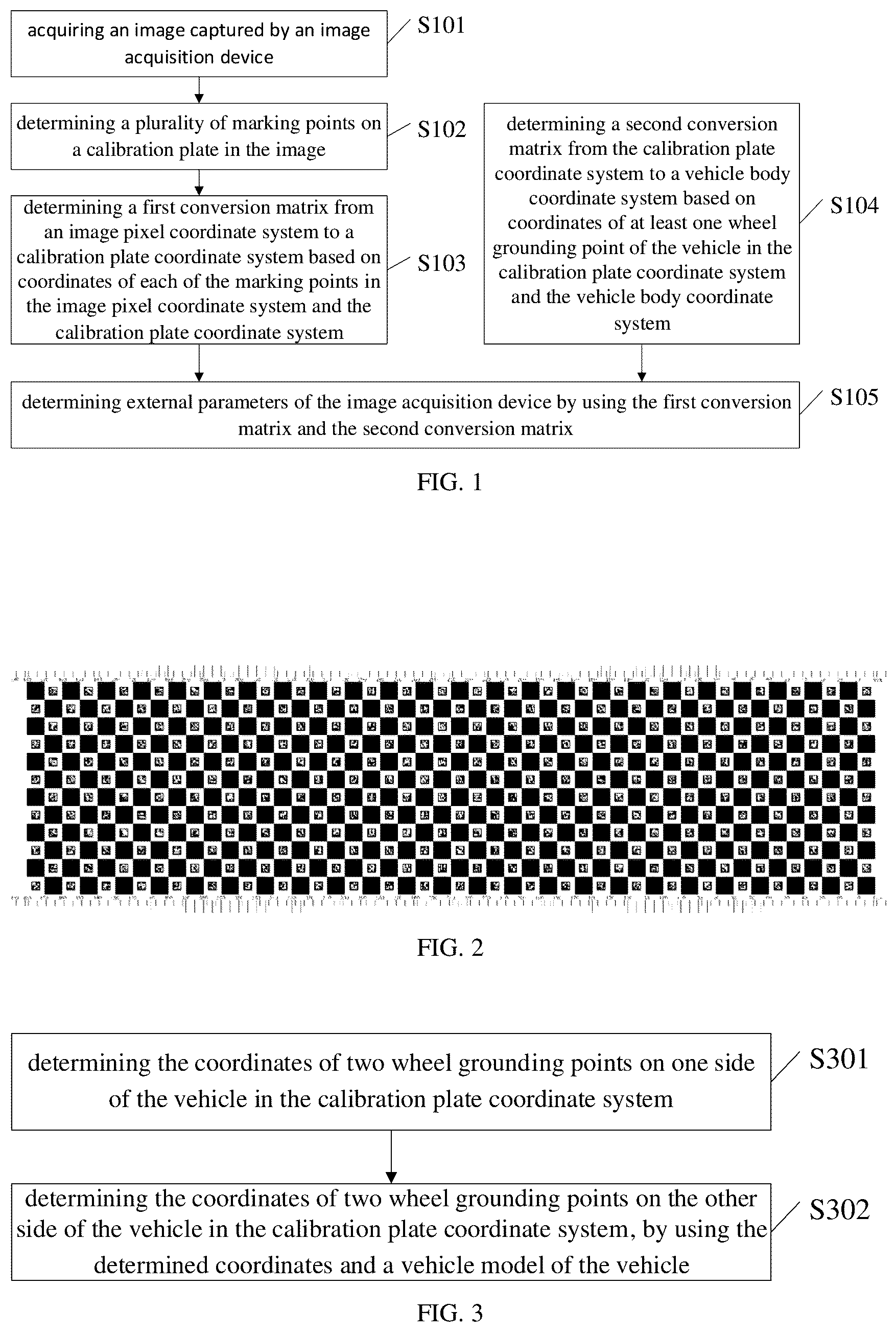 Patent US12112503 Figure 1 – Method and apparatus for calibrating external parameters of image acquisition device, device and storage medium