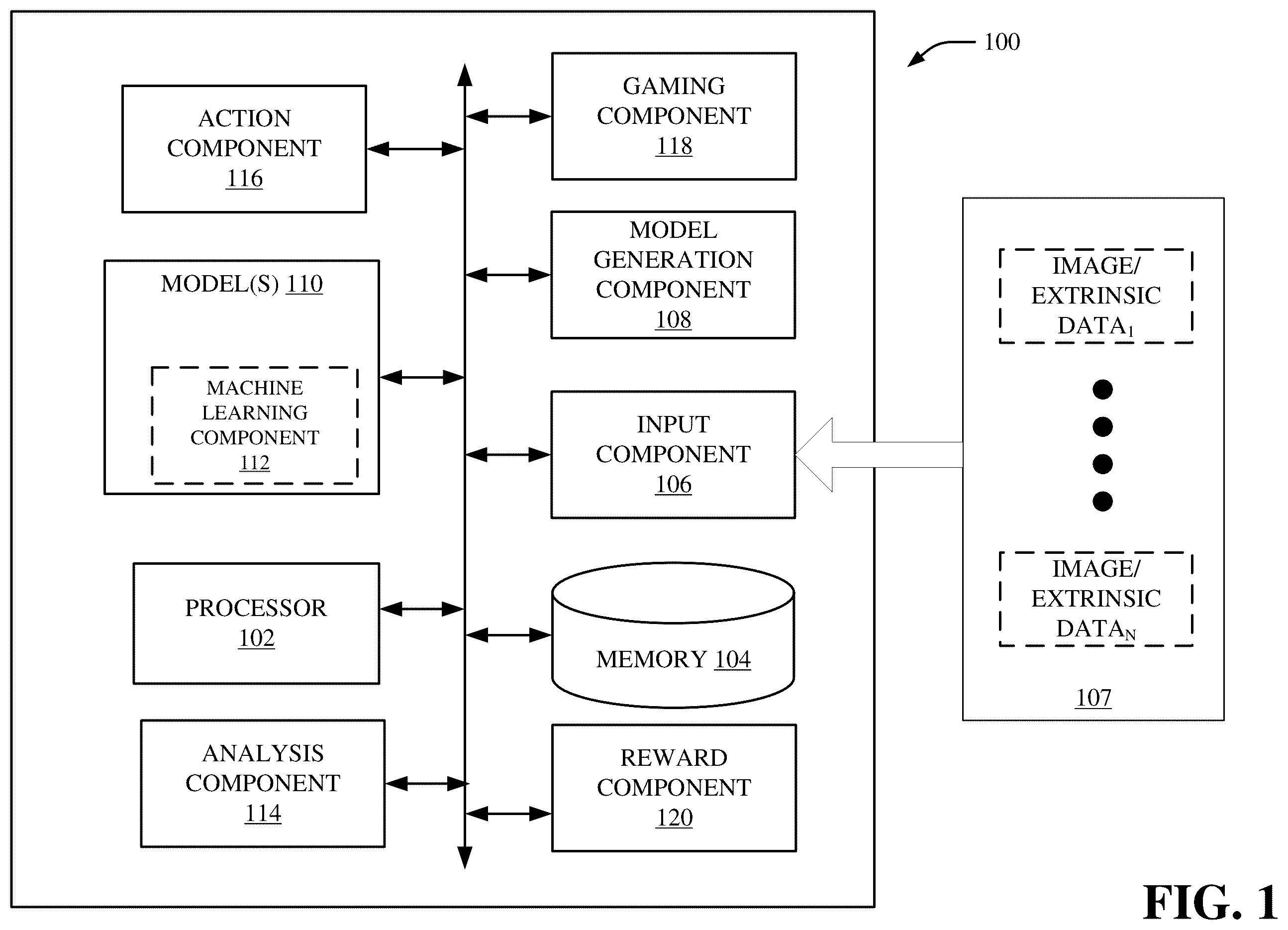 Patent US12112526 Figure 1 – Machine learning system and method for determining or inferring user action and intent based on screen image analysis