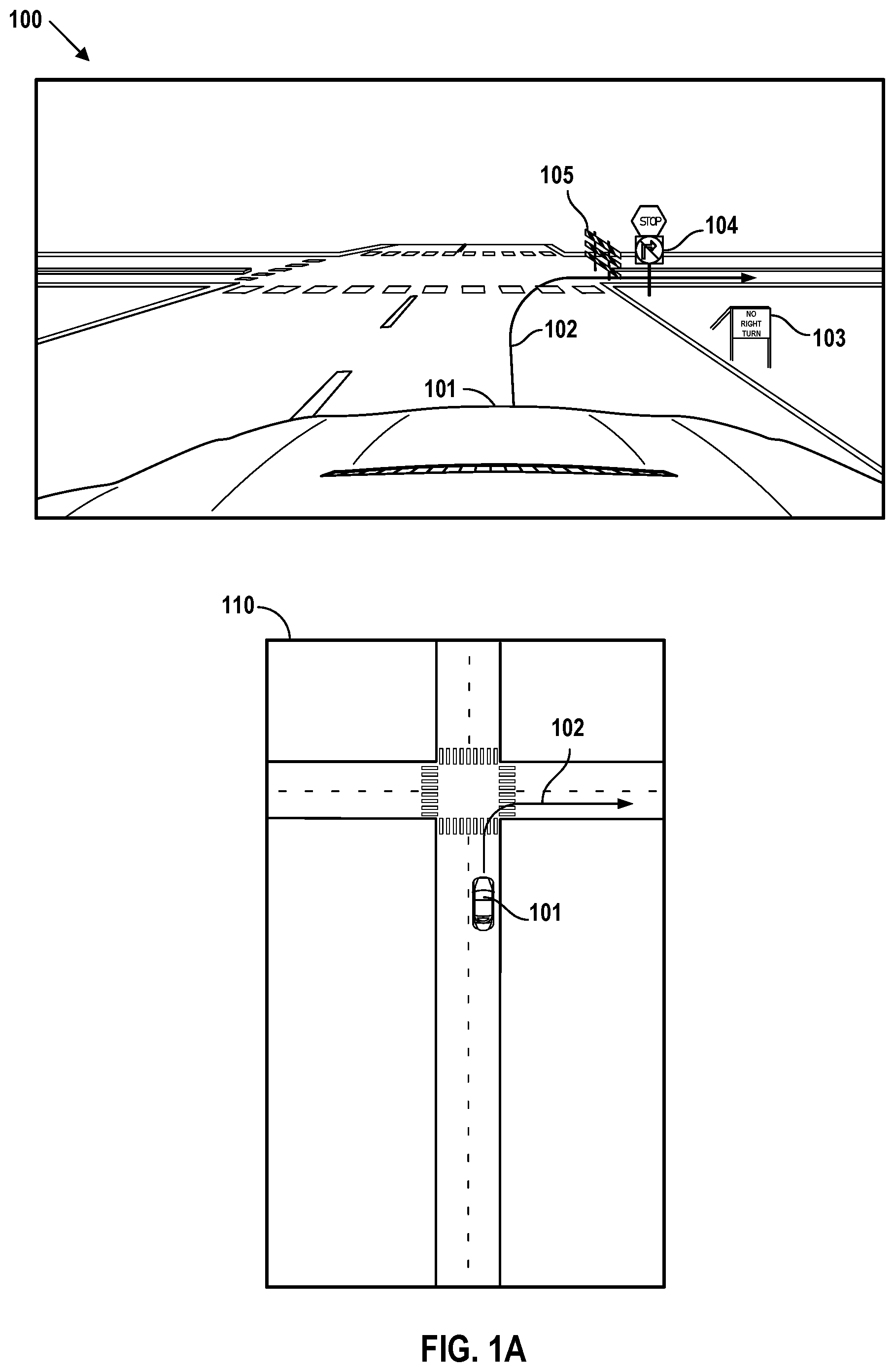 Patent US12112535 Figure 1 – Systems and methods for effecting map layer updates based on collected sensor data