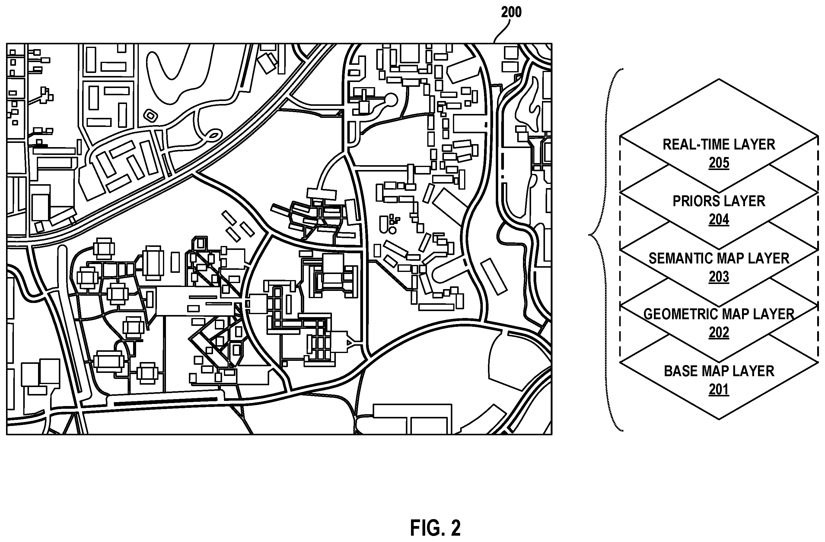 Patent US12112535 Figure 4 – Systems and methods for effecting map layer updates based on collected sensor data