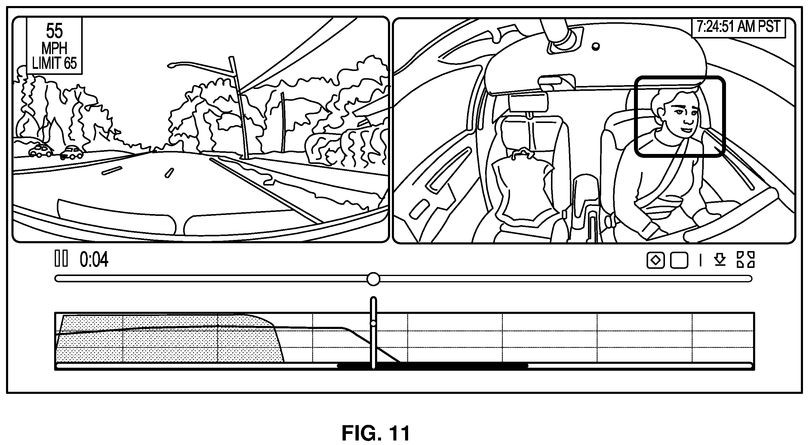 Patent US12112555 Figure 11 – Drowsy driving detection