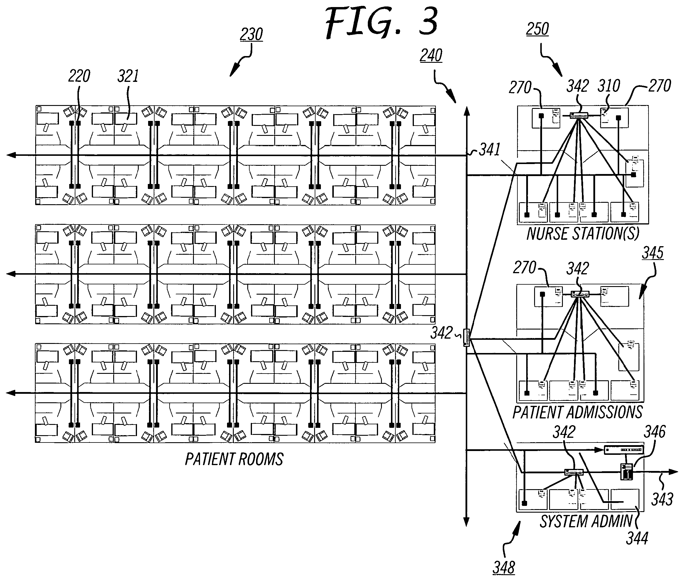 Patent US12112566 Figure 3 – System and method for using a video monitoring system to prevent and manage decubitus ulcers in patients