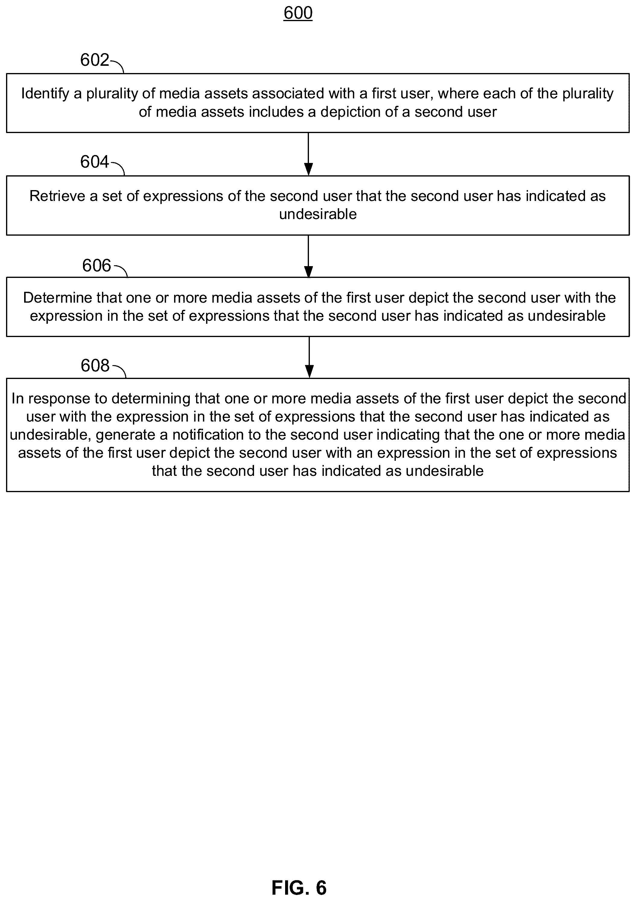 Patent US12112572 Figure 4 – Systems and methods for alerting a user to published undesirable images depicting the user